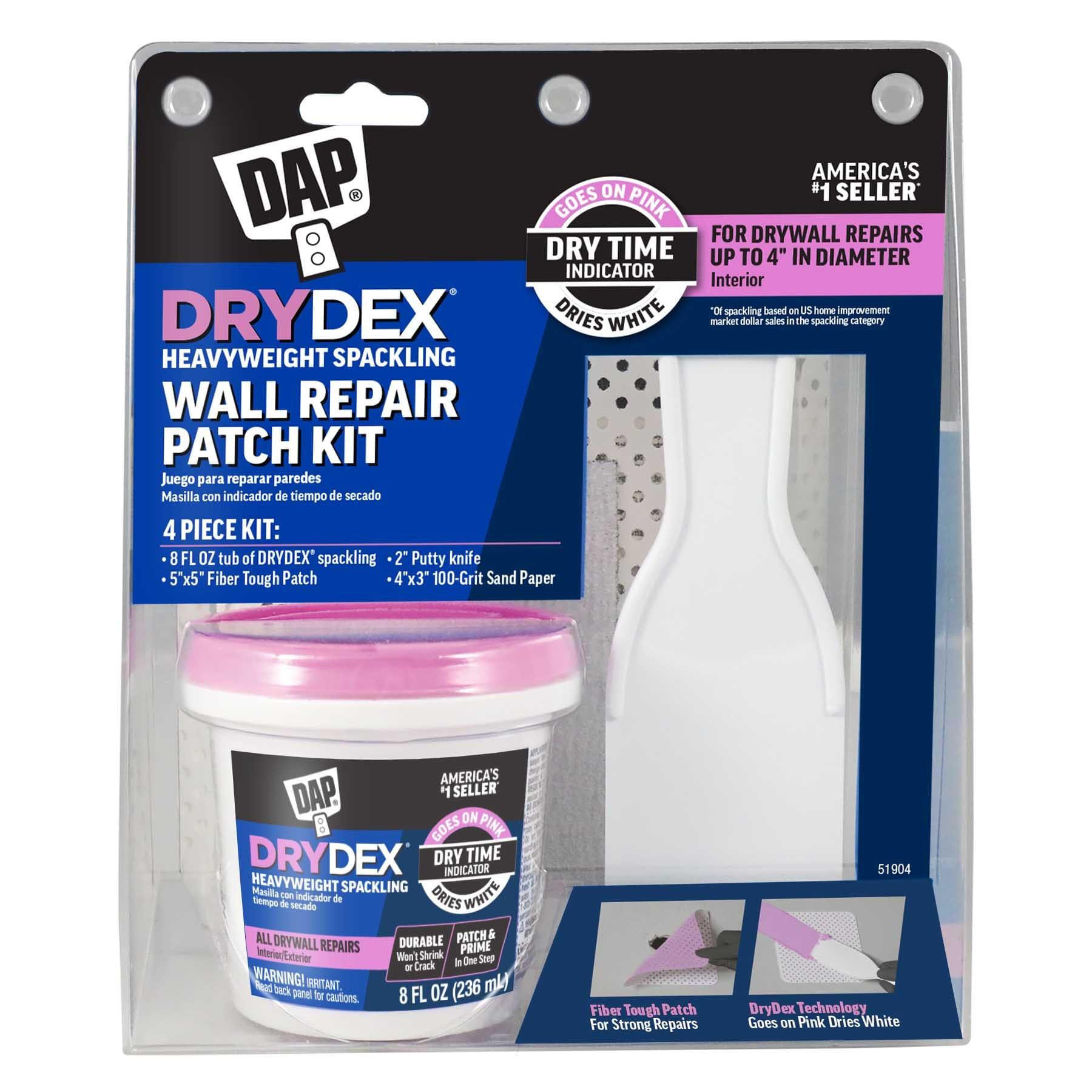 Dap Wall Repair Kit: Wall Putty & Spackle Kit for Patching & Repair, Plaster Wall Filler, 2.5 lb