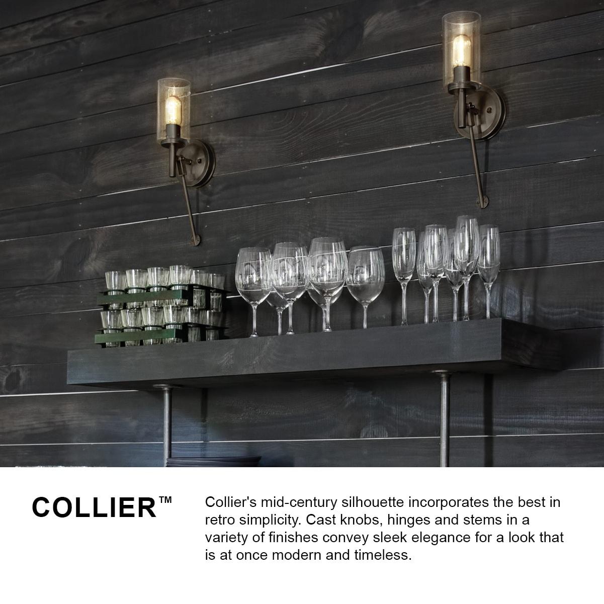 Collier 1-Light Armed Sconce