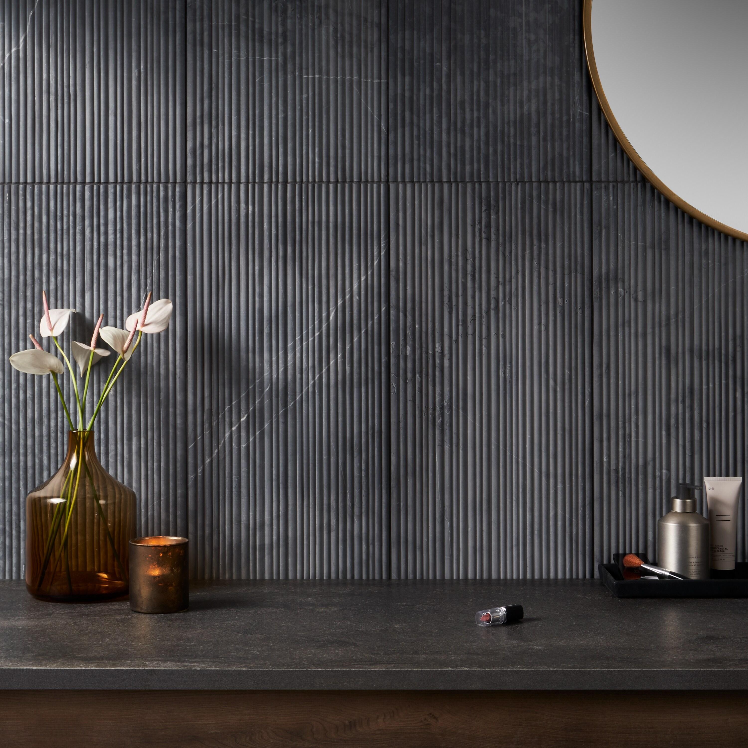 12'' W x 24'' L Marble Singular Tile