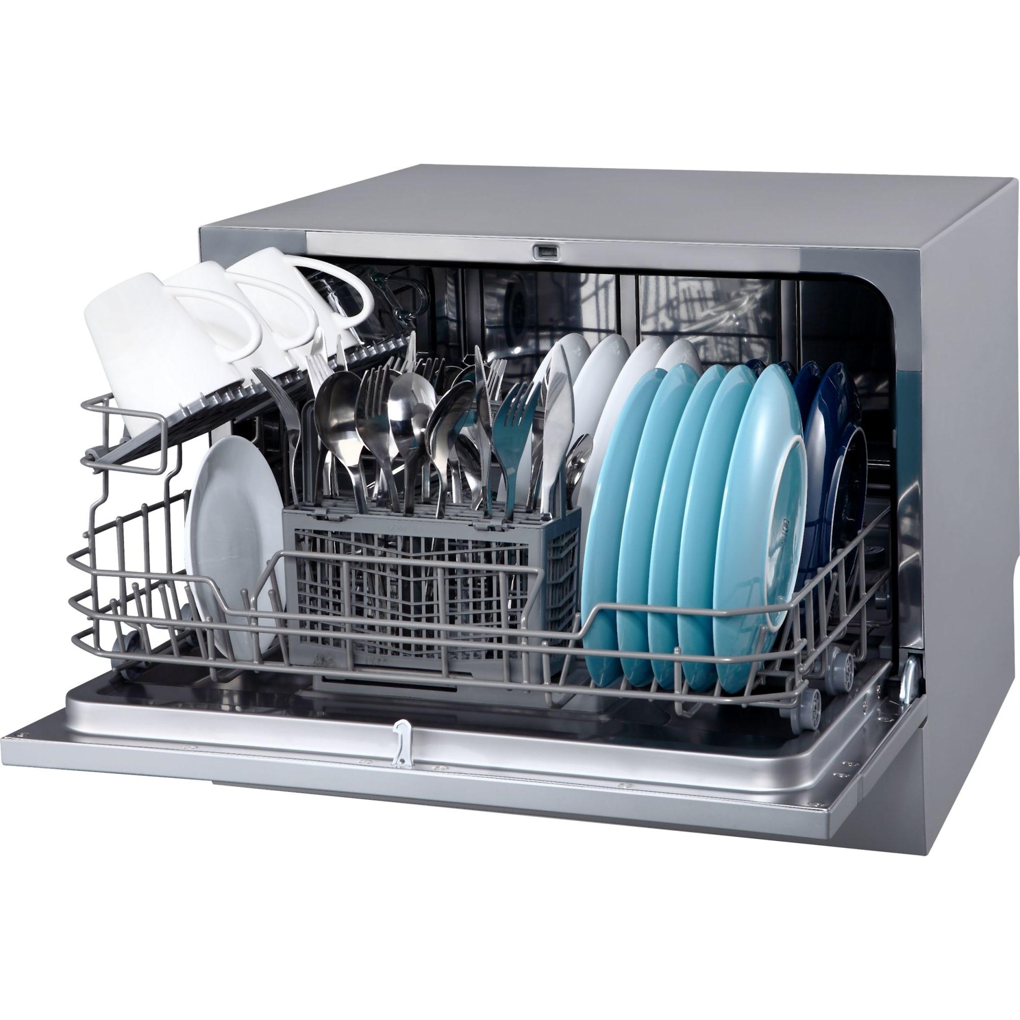 21-5/8 Inch Wide 6 Place Setting Countertop Dishwasher