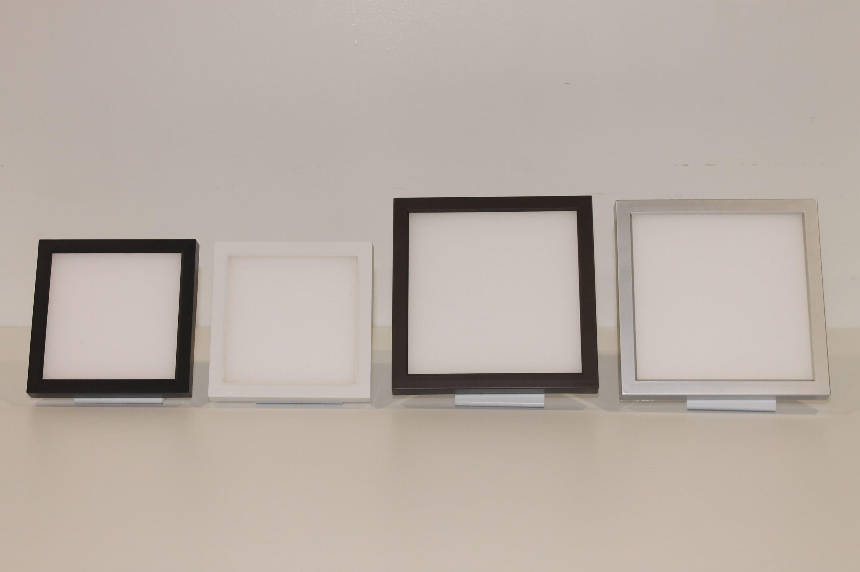 Amax Lighitng, Inc. Amax Lighting LED Edge lit square light Dimmable 18W in White Finish Bronze