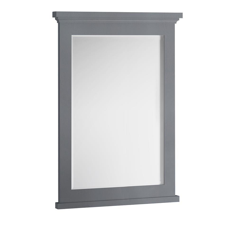 Fresca Windsor 27" Gray Textured Bathroom Mirror