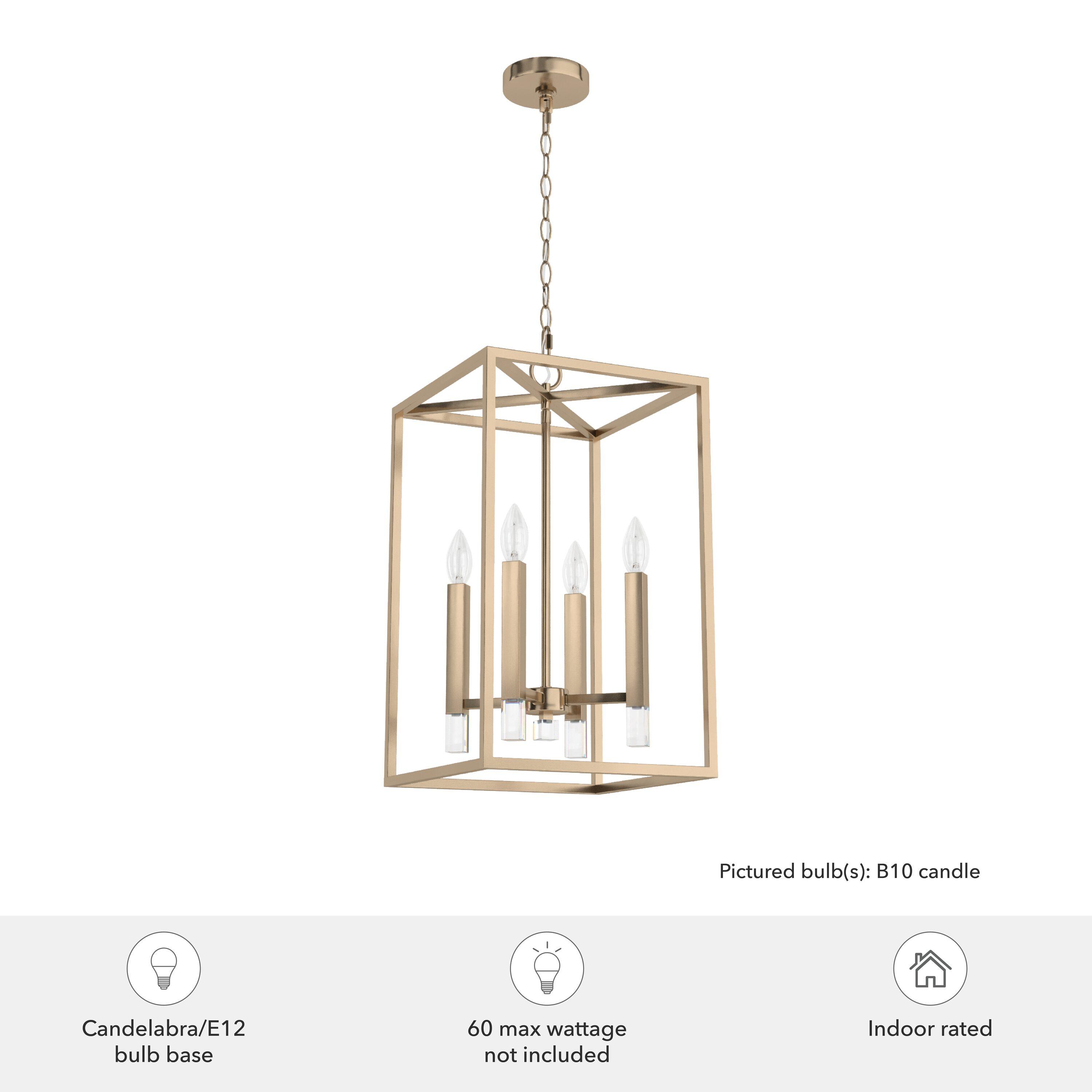 Hunter Sunjai 4 Light Pendant 13 Inch Ceiling Light Fixture