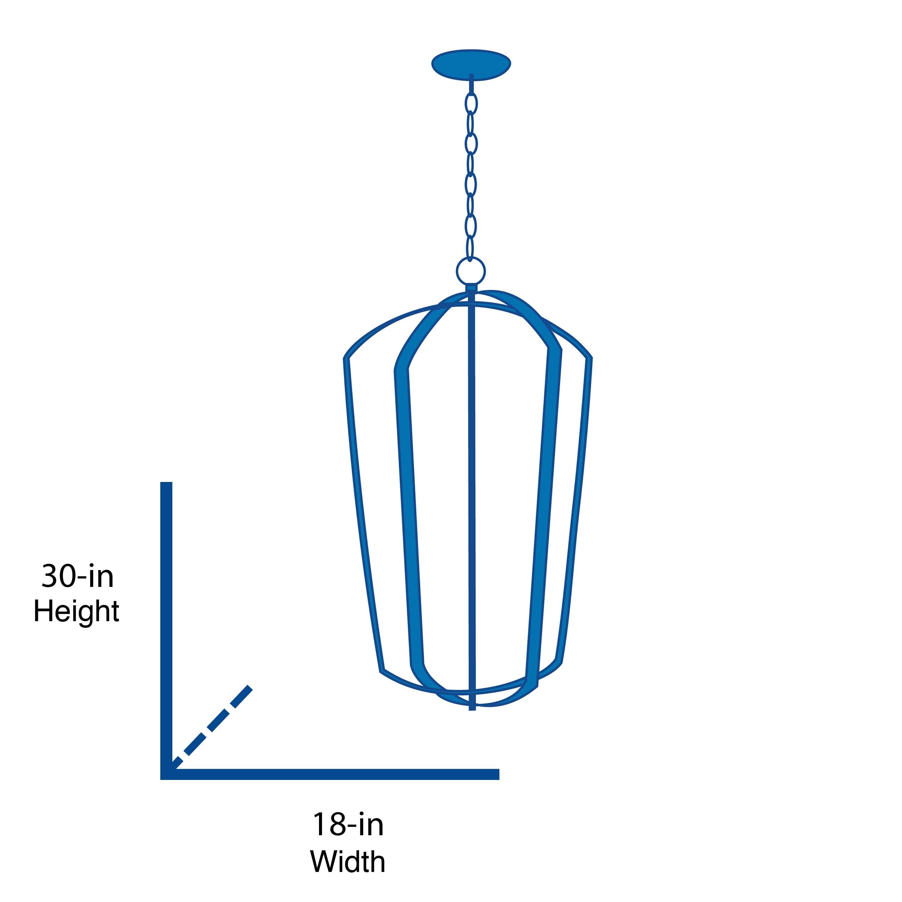 Romee 8-Light Bronze Aluminum Indoor/Outdoor Pendant