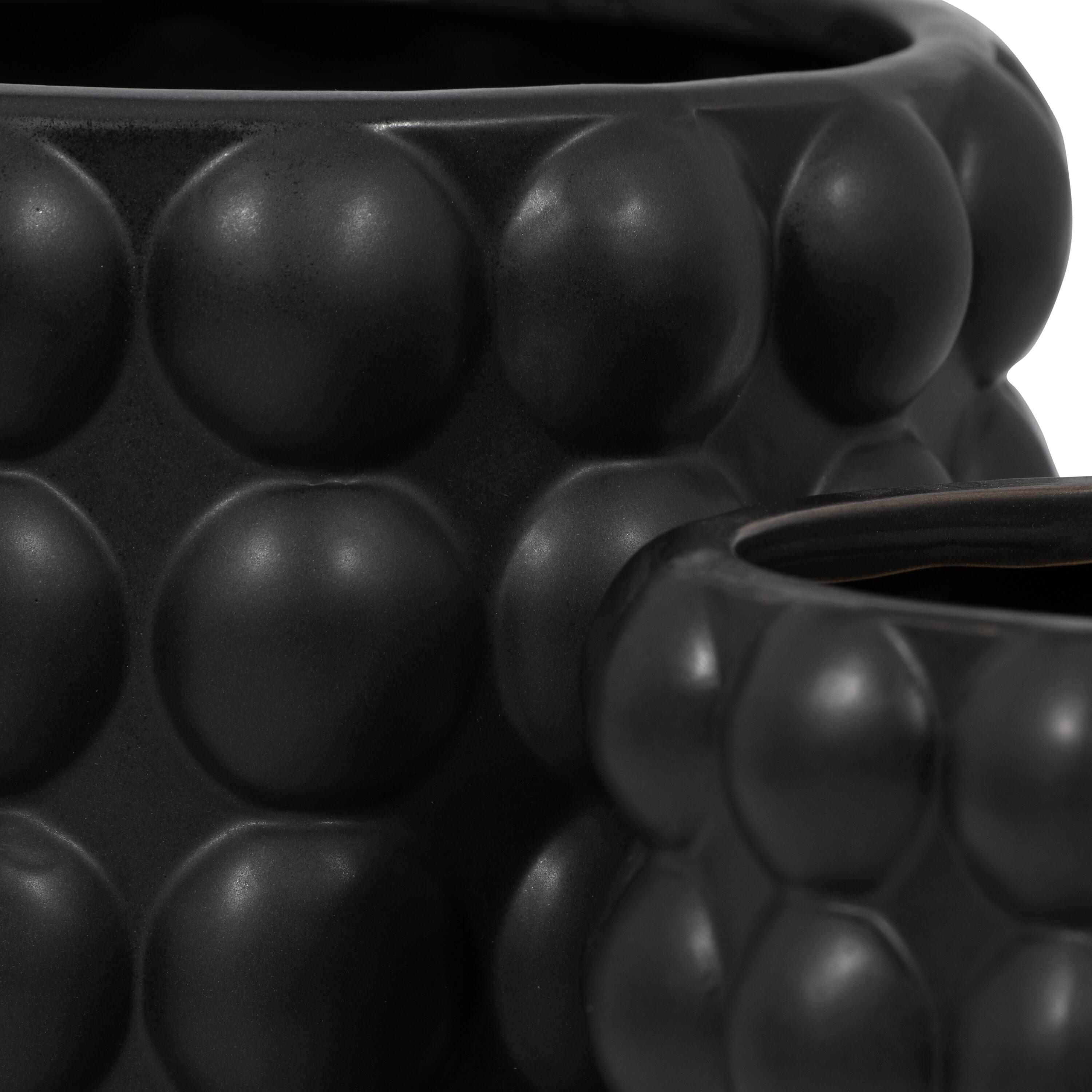 Joss & Main Ceramic Footed Planter Set of 2 Indoor and Outdoor & Reviews | Joss & Main
