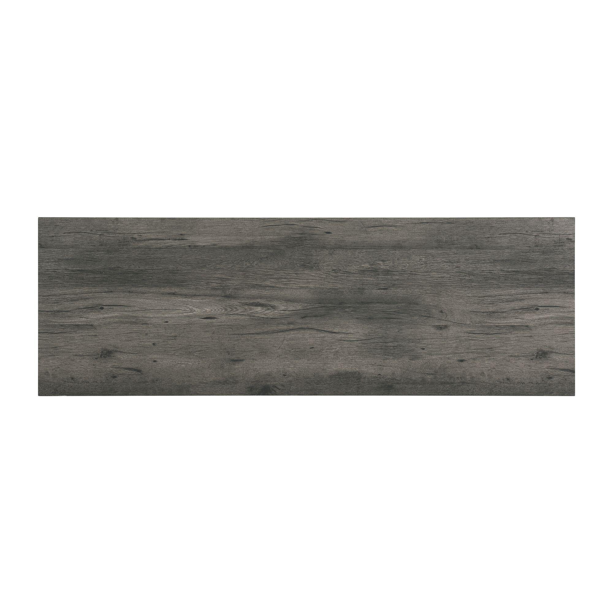 Picket House Furnishing Transitional Wood Multipurpose Bar Table Set in Charcoal