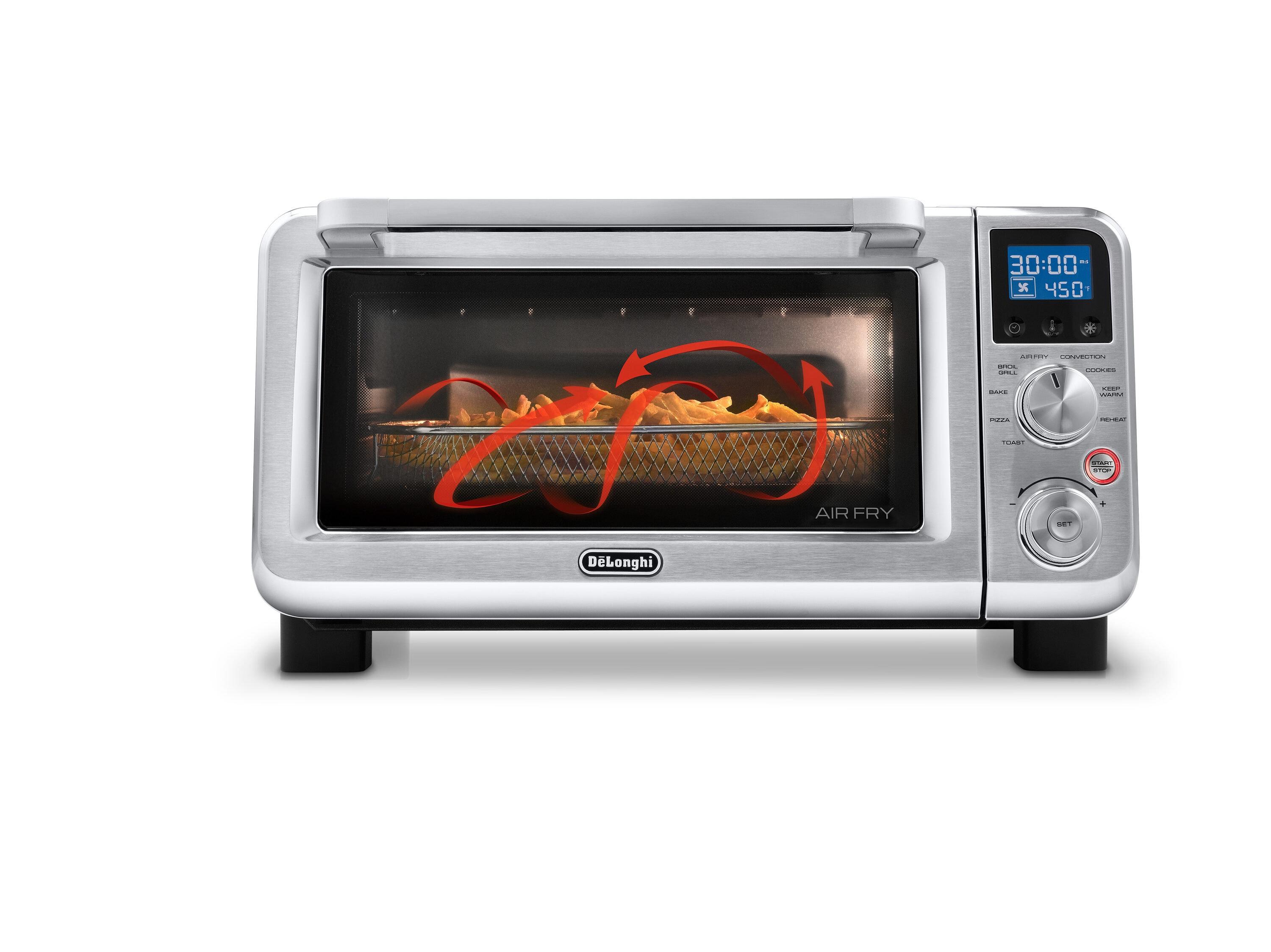 De'Longhi Air Fry Oven, Premium 9-in-1 Digital Air Fry Convection Toaster Oven