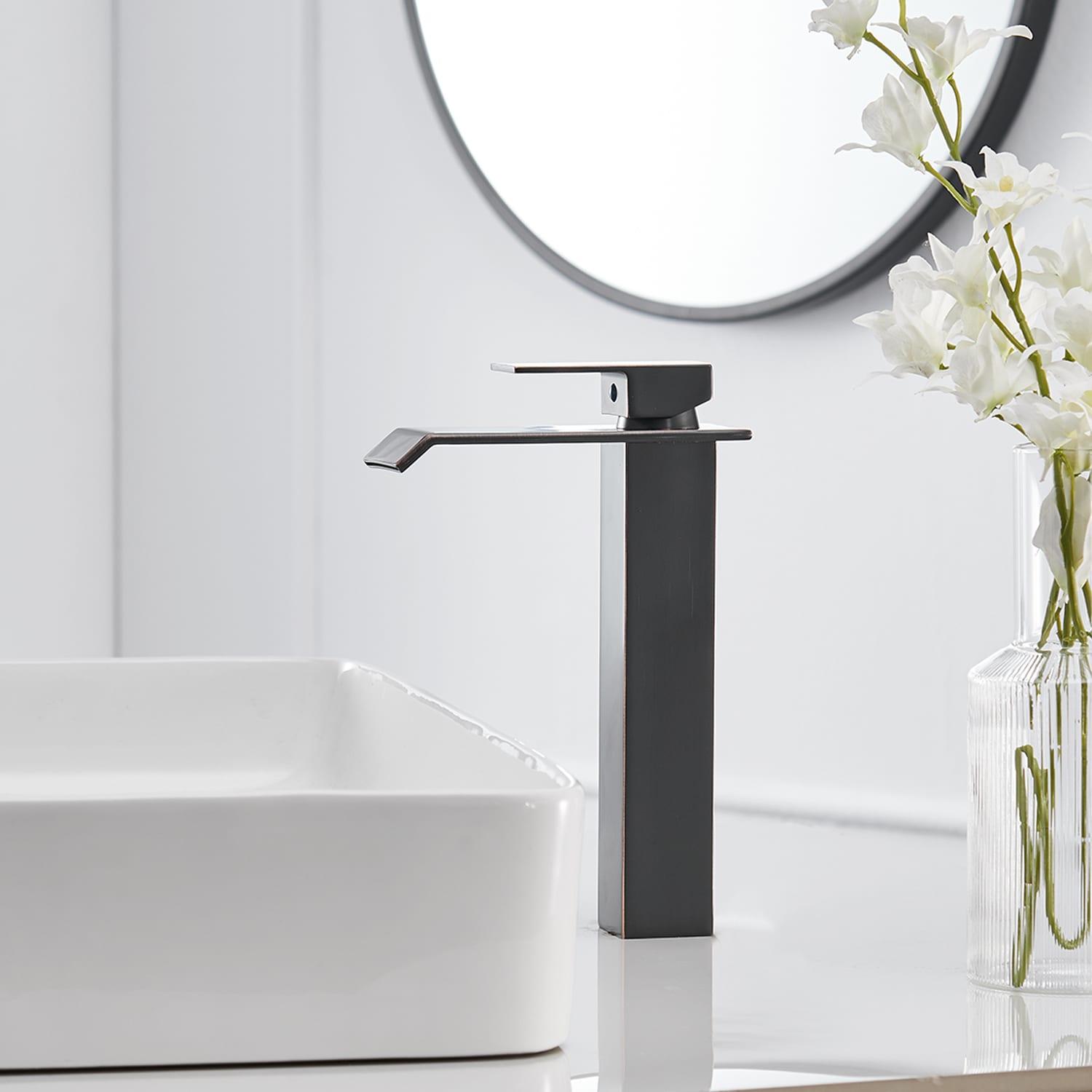 Vessel Sink Faucet Single-handle Bathroom Faucet with Drain Assembly