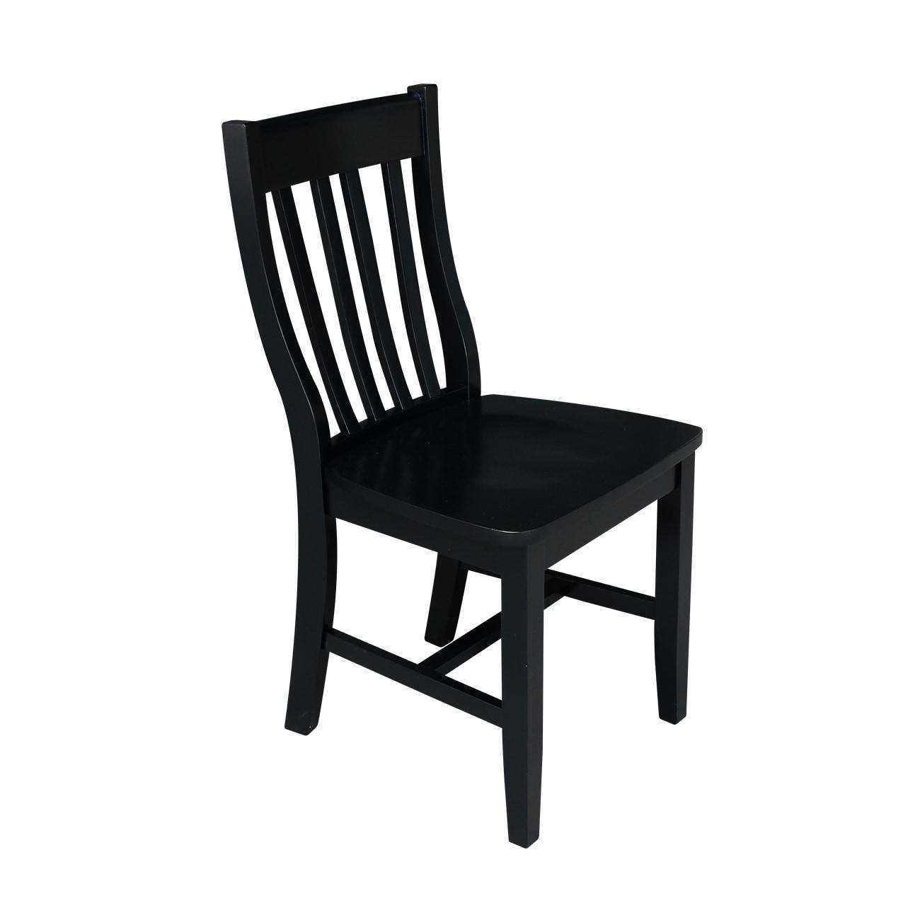 August Grove® Toby 18.5'' H Solid Wood Side Chair (Set of 2)