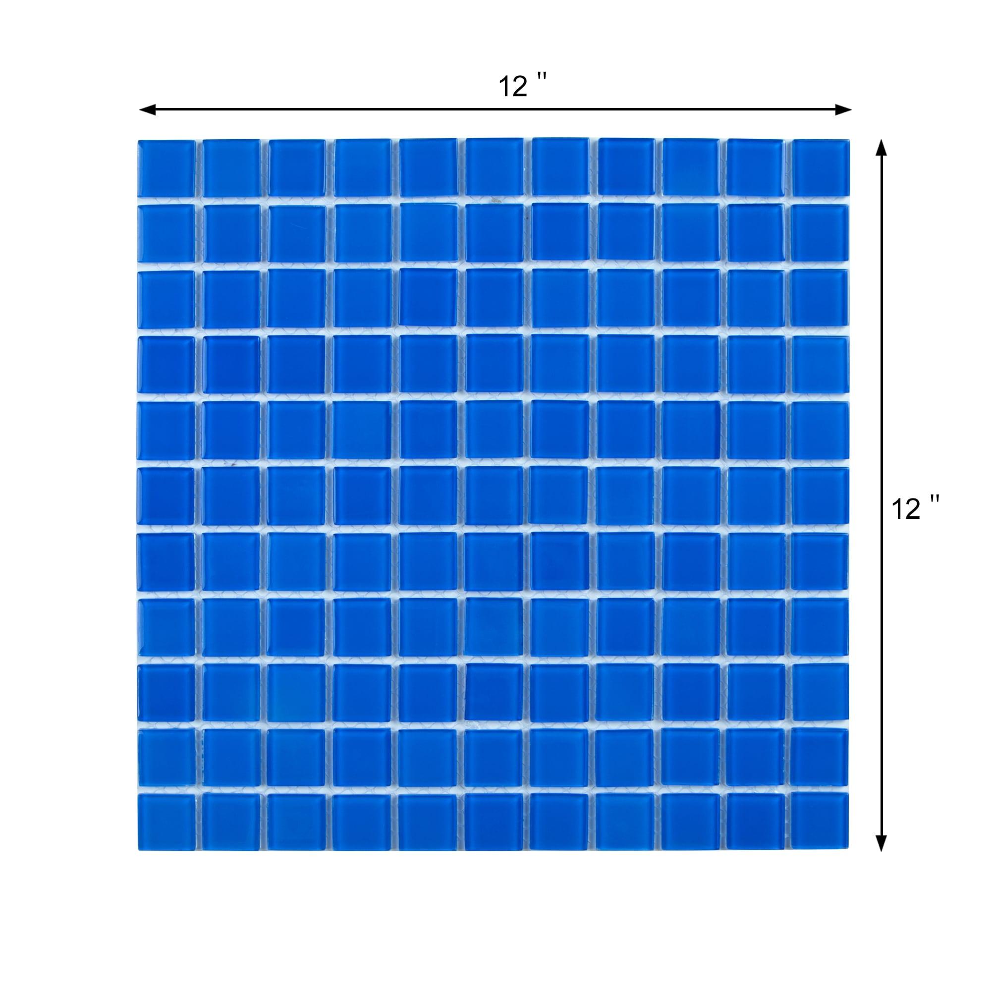 WS Tiles® 1" x 1" Straight Edge Glass Mosaic Tile