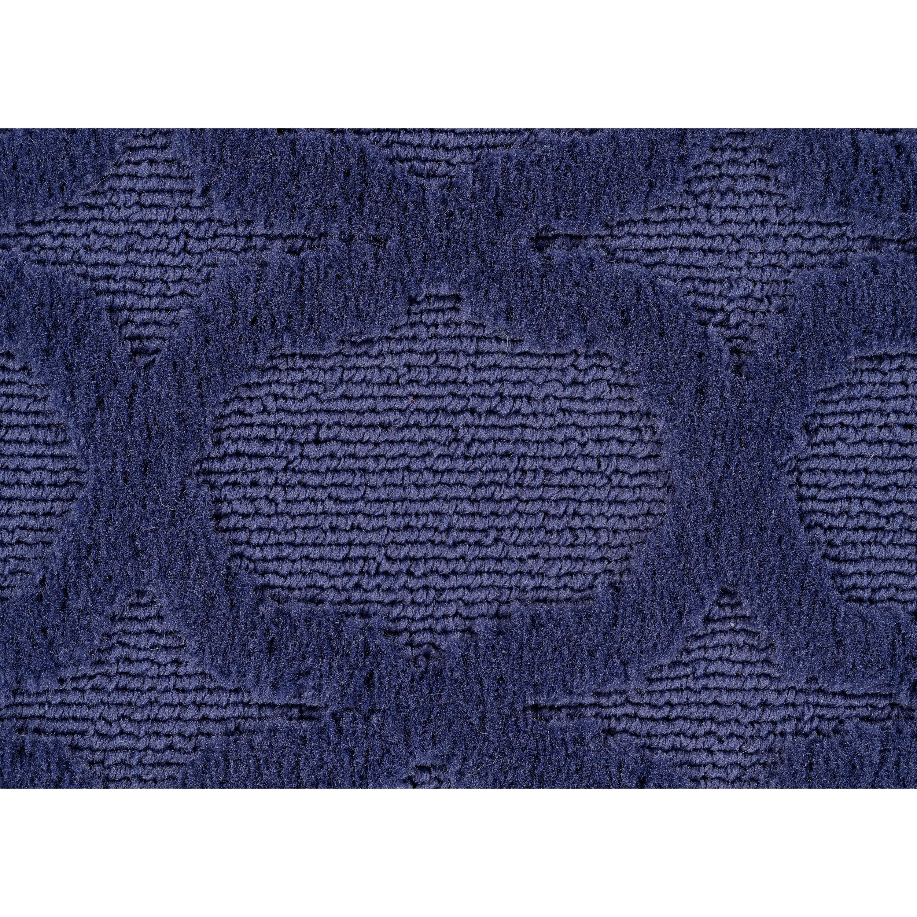 Garland Rug Garden Trellis Polypropylene Navy Square Indoor/Outdoor Area Rug, 6' x 6'