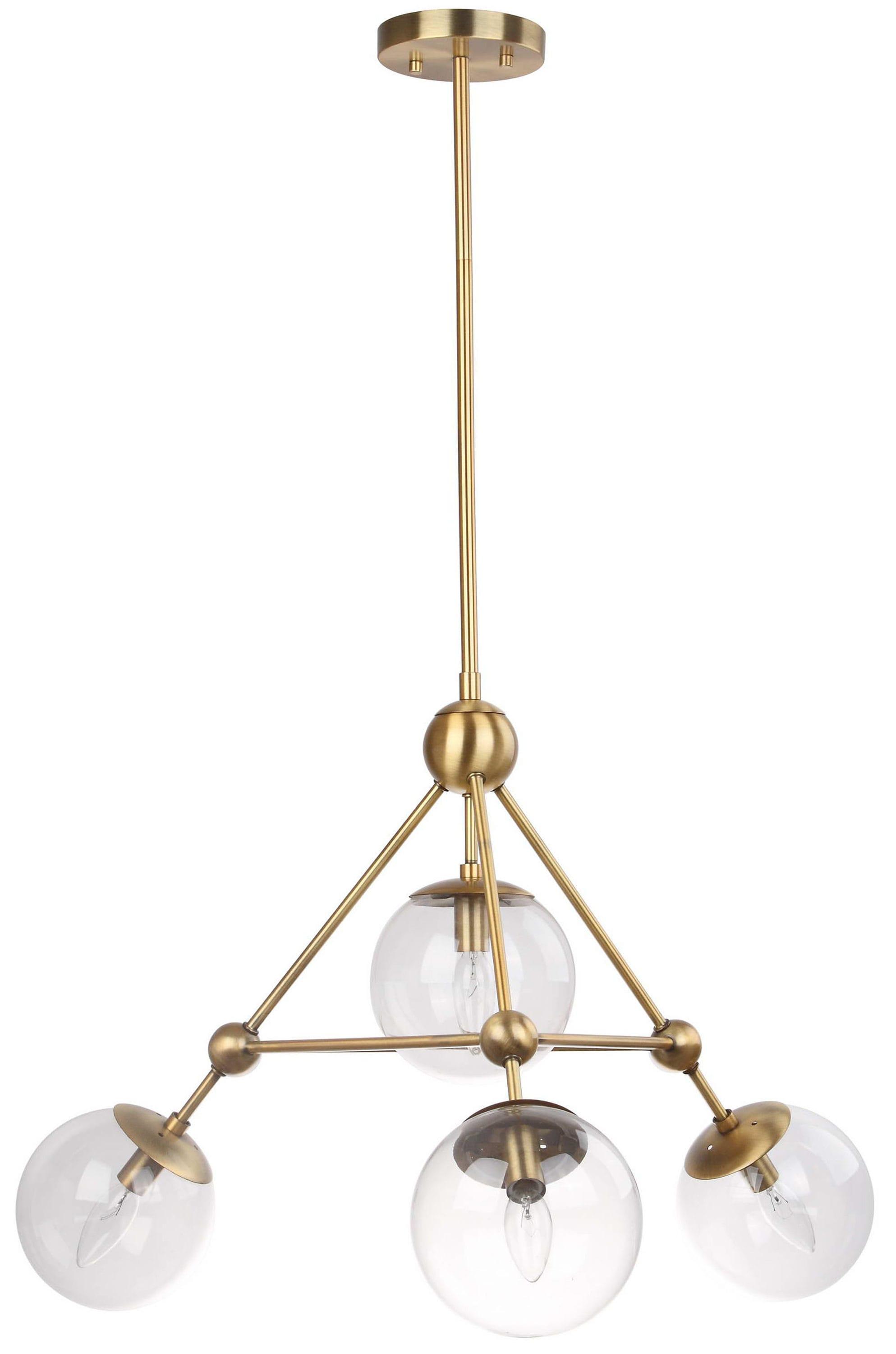 Bain 4 Light 32" Pendant - PND4006 - Bronze - Safavieh
