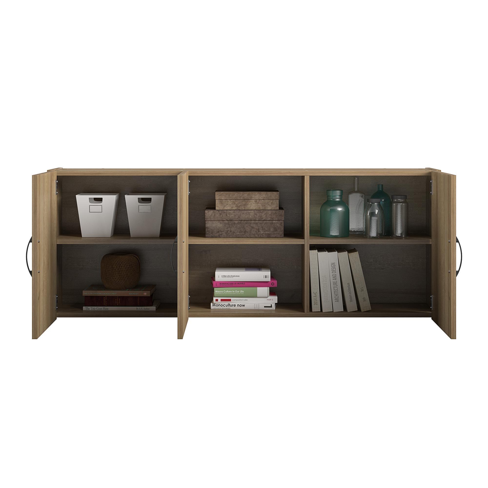 Systembuild Evolution Lory 54" Wall Cabinet, Natural