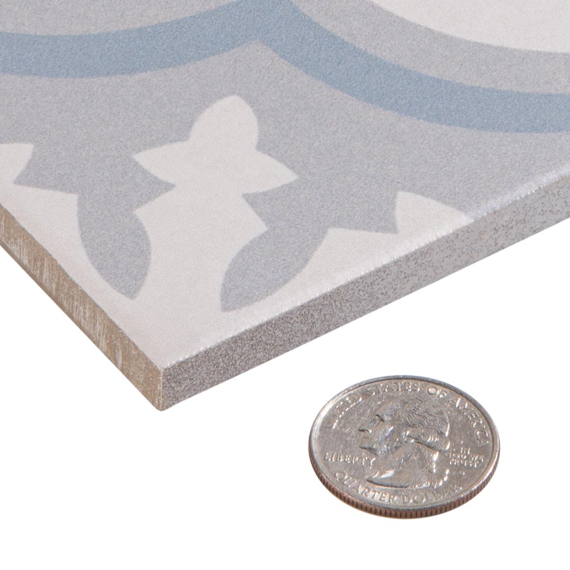 SAMPLE-Bliss 8" x 8" Porcelain Spanish / Moroccan Wall & Floor Tile