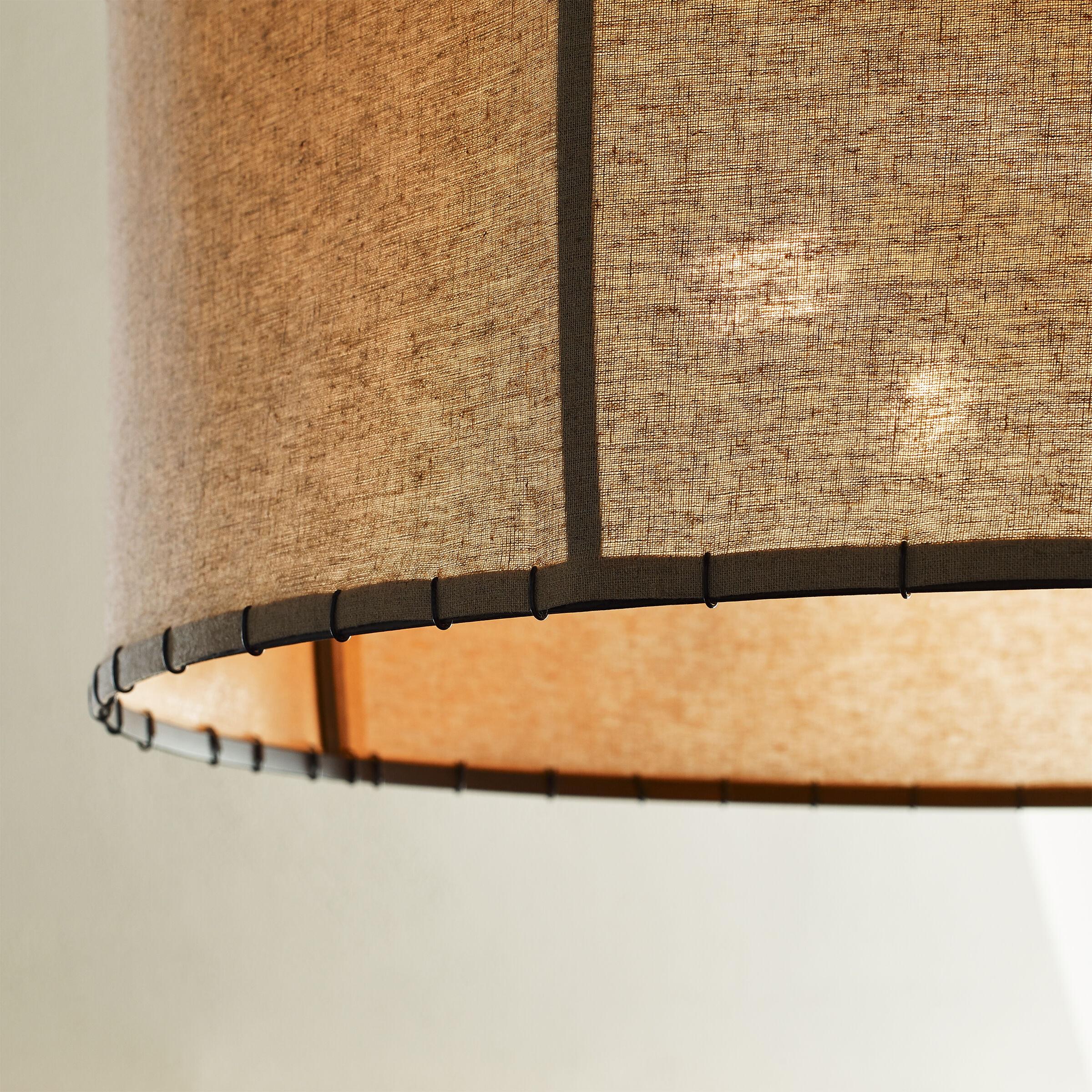 ED Ellen DeGeneres Dunne 4 - Light Aged Iron Drum Pendant
