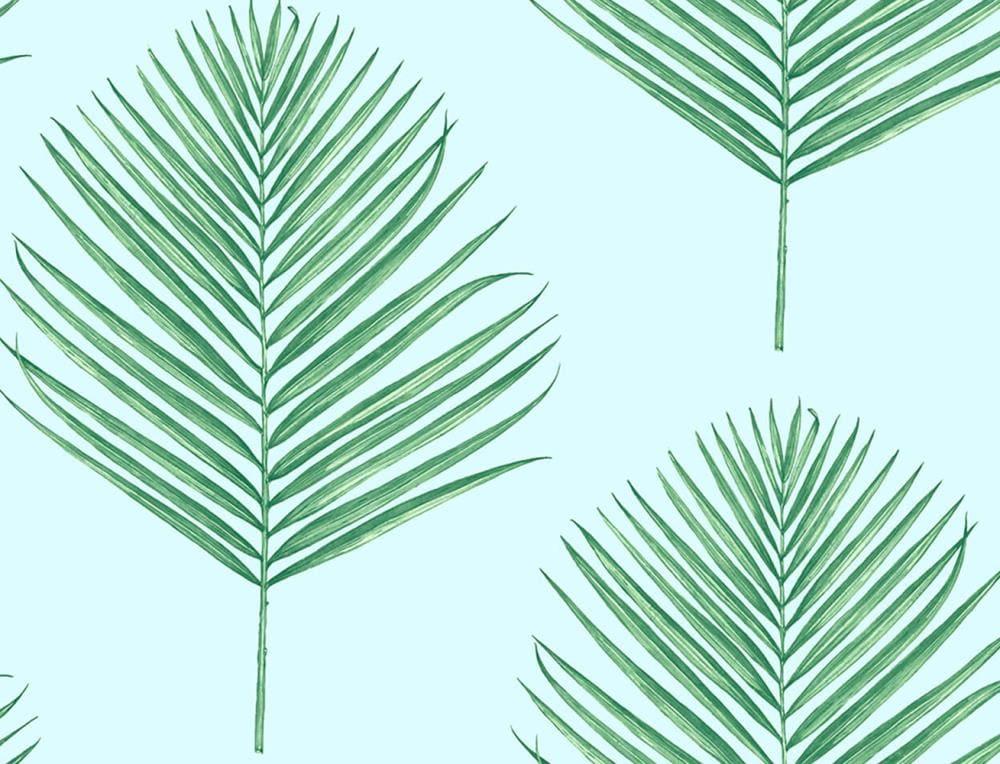 Lillian August Luxe Haven Maui Palm 9' L x 27" W Smooth Peel and Stick Wallpaper Roll