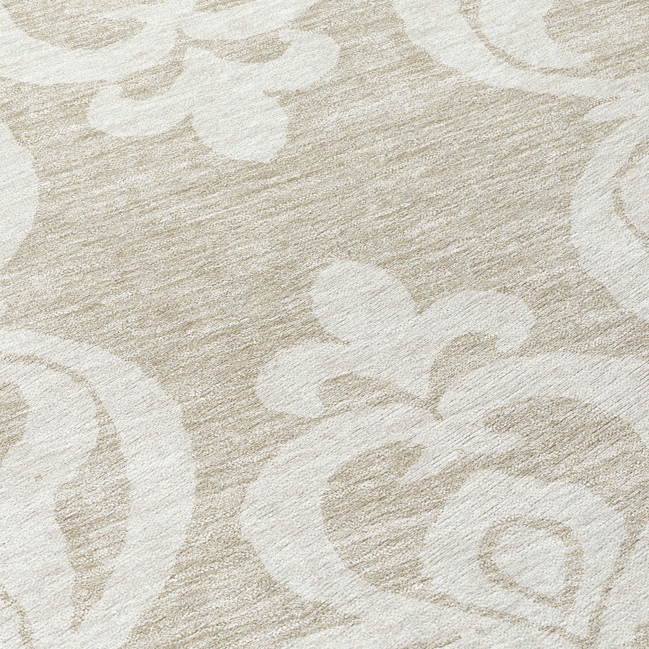 Chayden Washable Damask Indoor / Outdoor Rug