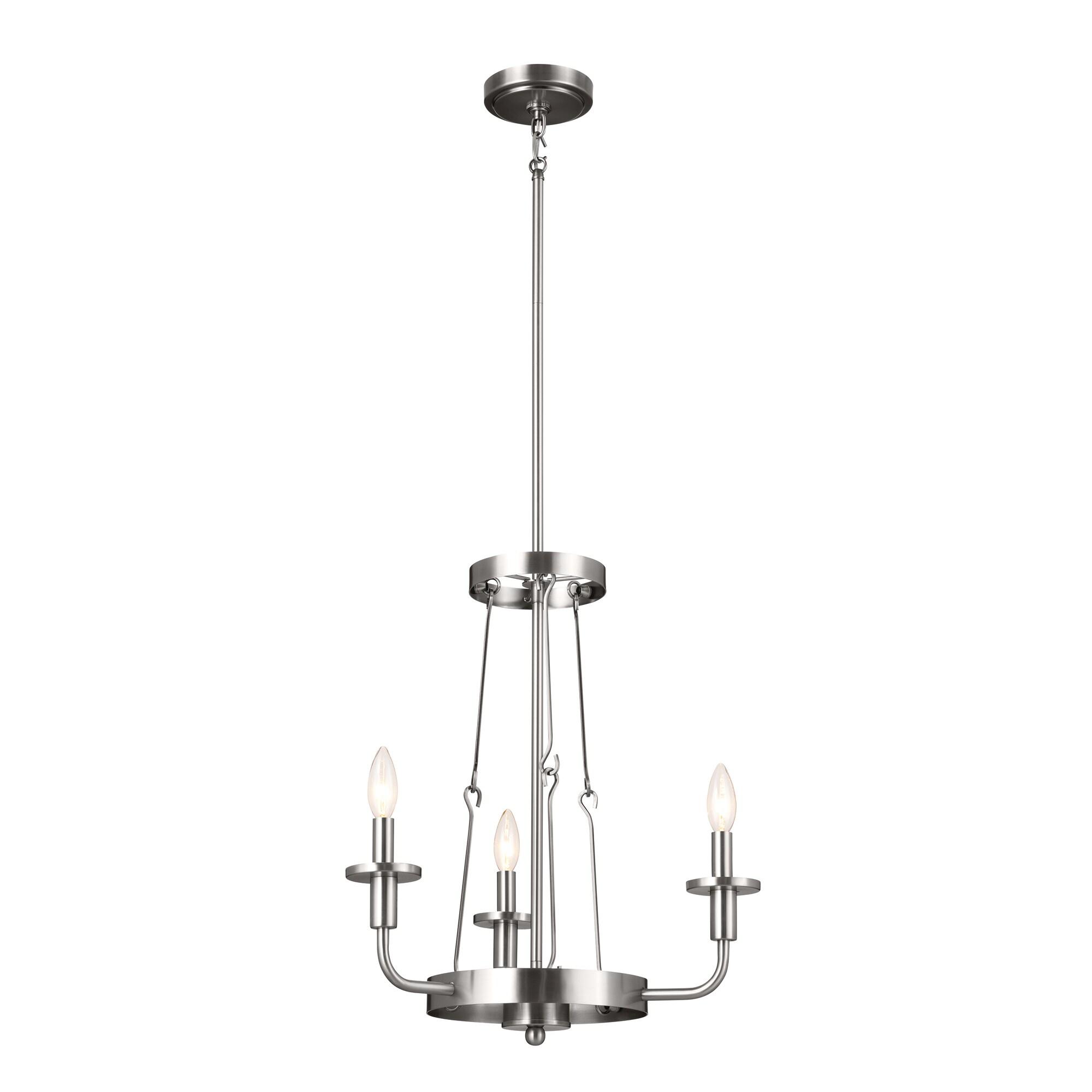 Kichler Lighting Vetivene 3 - Light Chandelier in  Classic Pewter