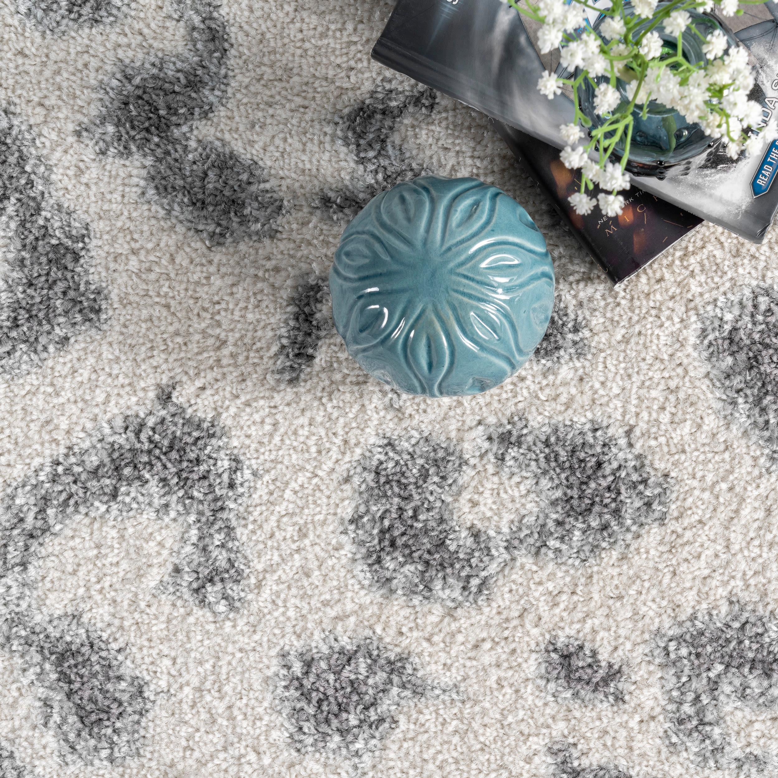 Nuloom Leopard Animal Print 10x14 Indoor Area Rug for Living Room Bedroom Dining Room Kitchen, Grey/Off White