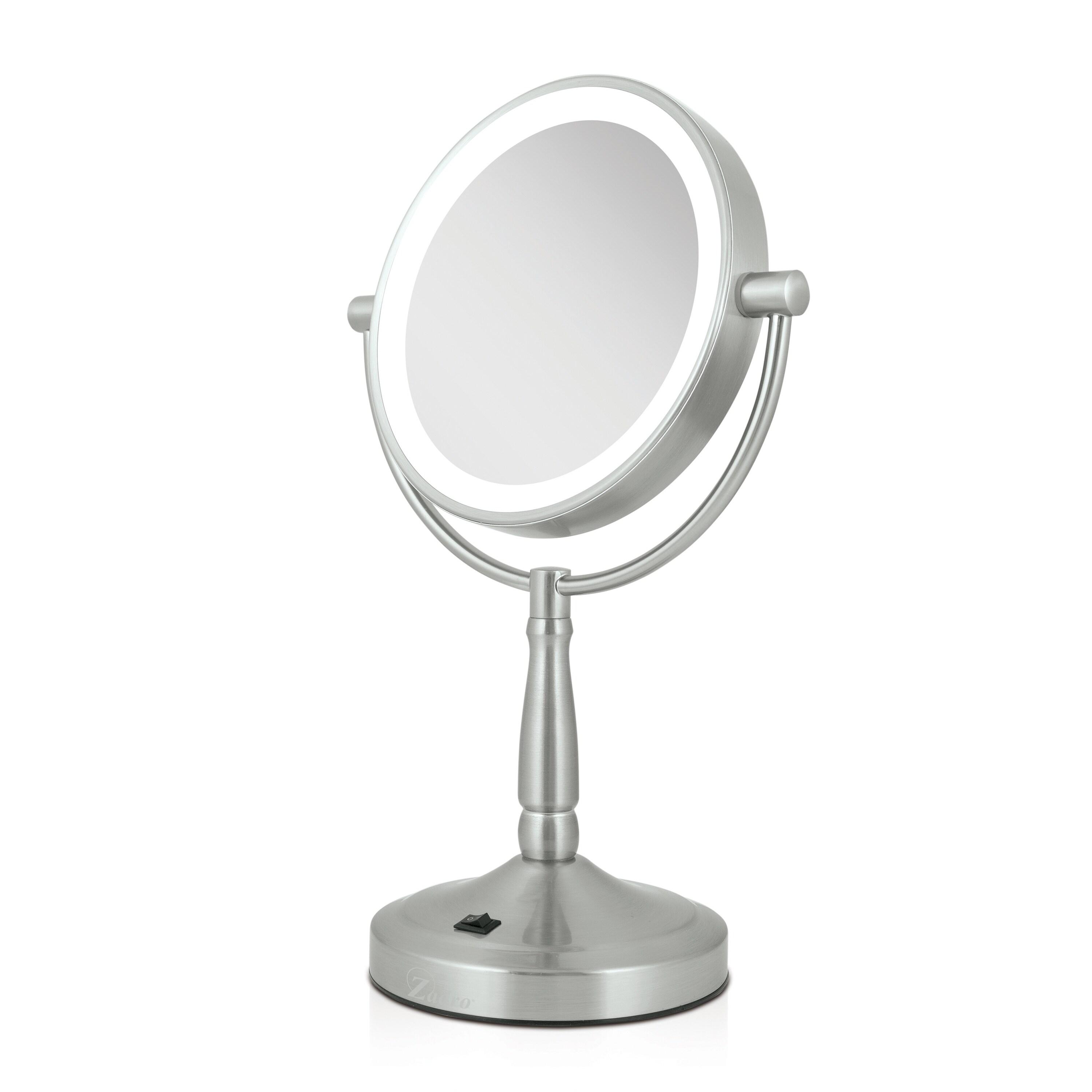 Zadro LED Lighted Makeup Mirrors for Women w/ Magnification & Cordless