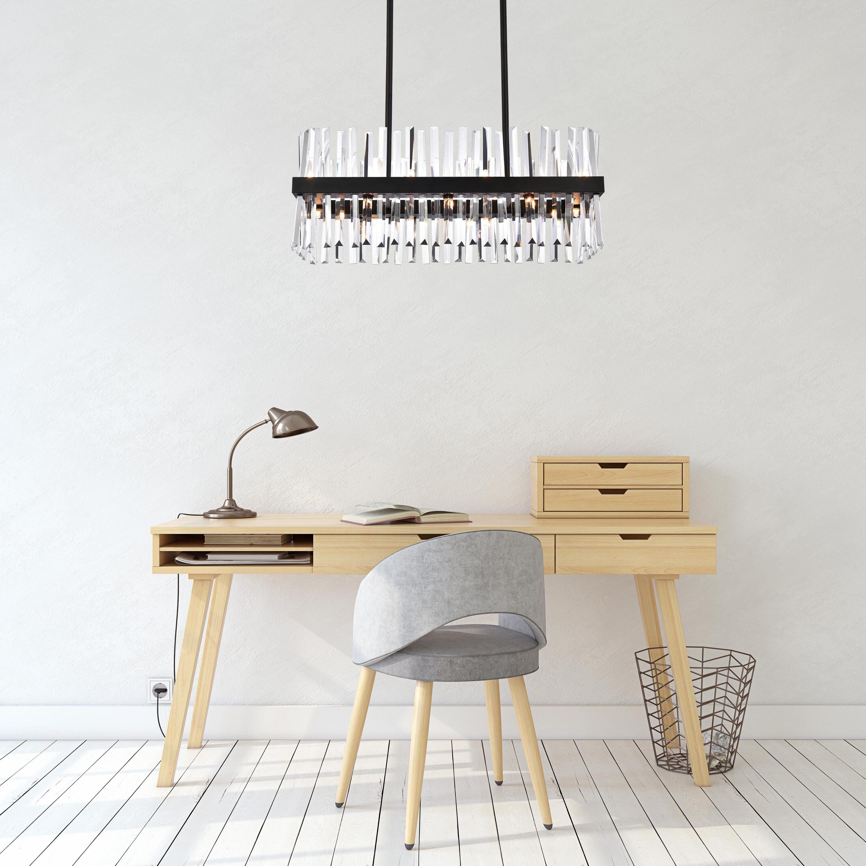 Elegant Lighting Serephina 16 - Light Chandelier in  Black