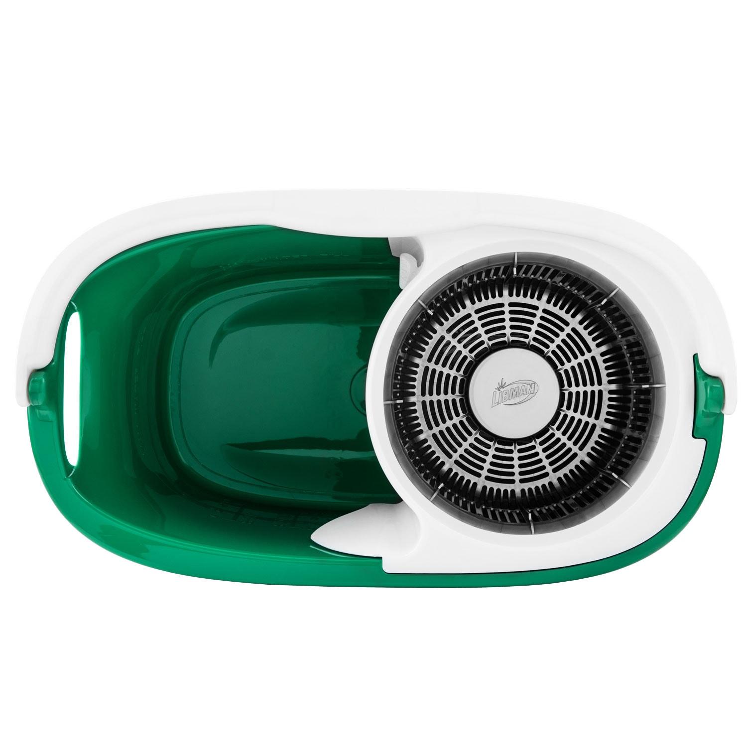 Libman Tornado Spin Mop and Bucket System | All-in-One Floor Cleaning Kit with Advanced Microfiber Head