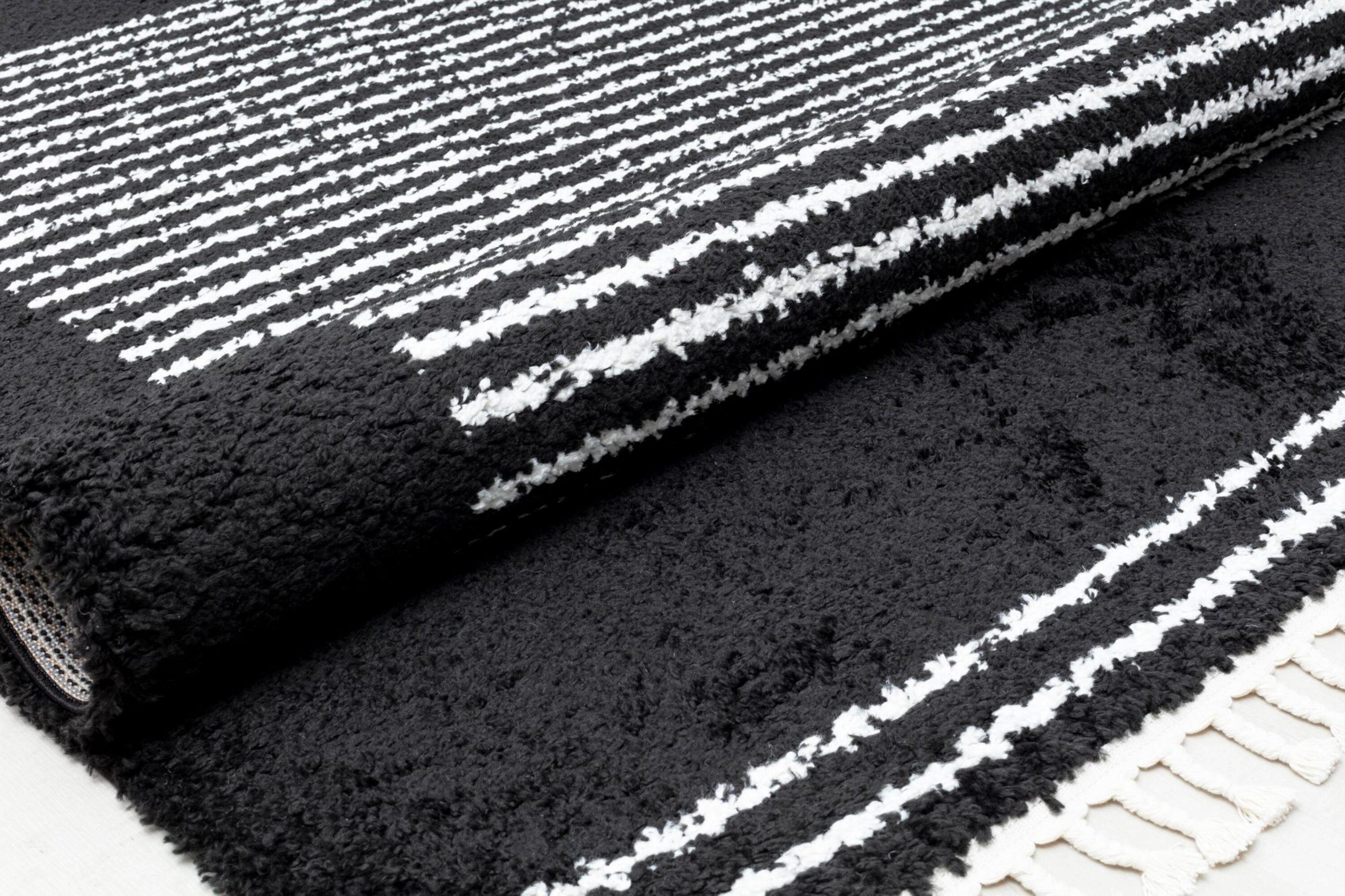 Colletti Bennett Modern Ebony Twilight Area Rug