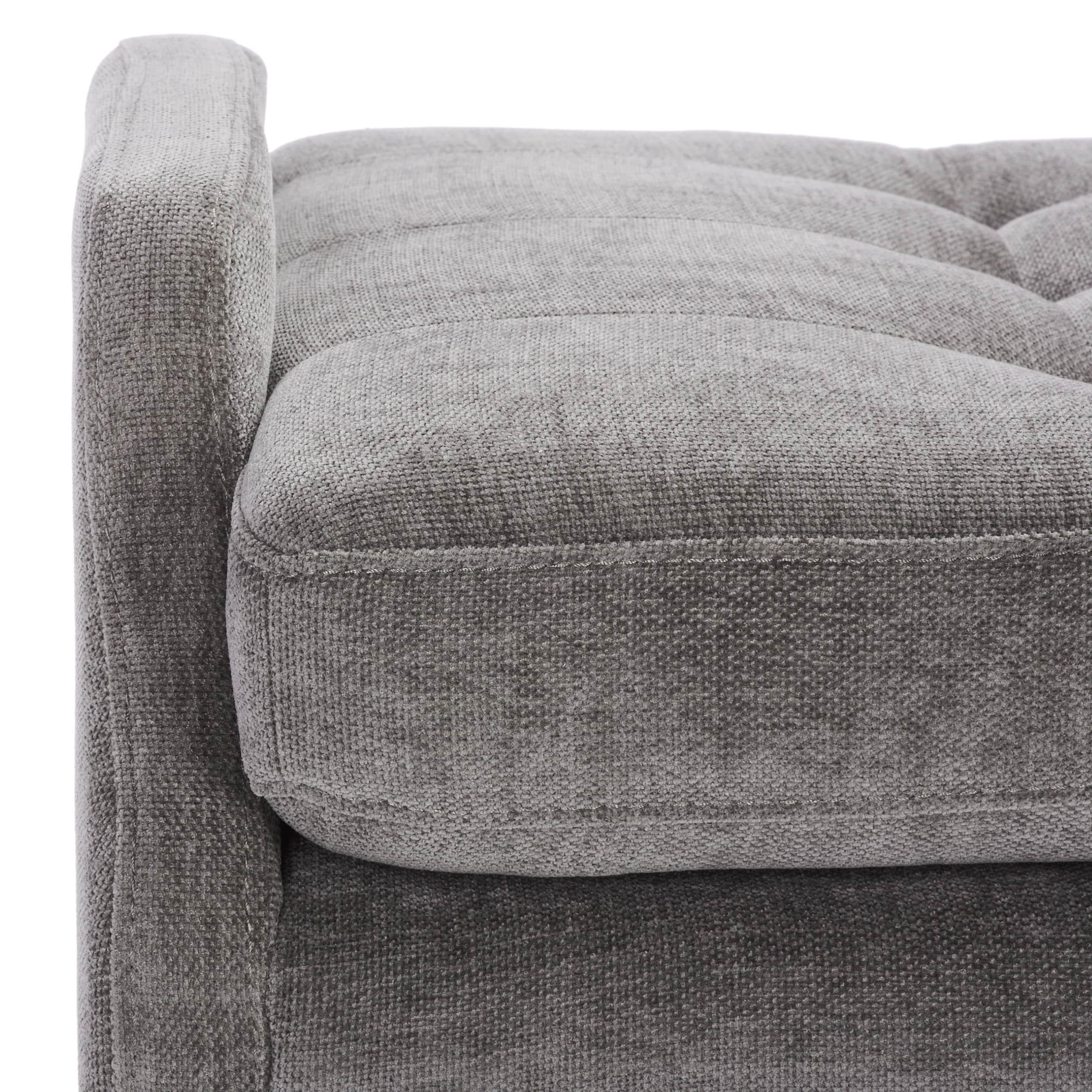 Everdeen Bench  - Charcoal/Gold - Safavieh