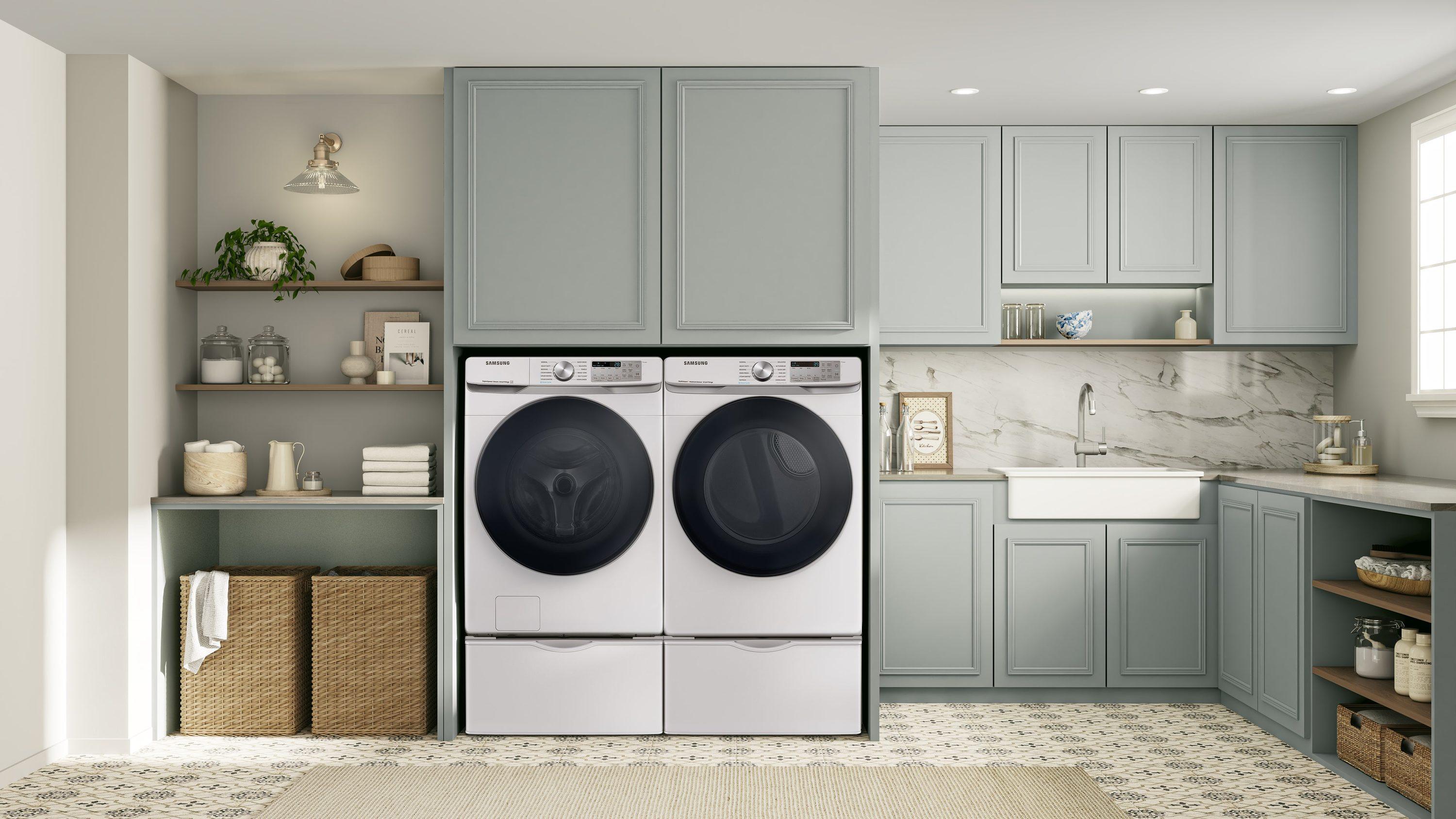 Samsung 4.5 cu. ft. Large Capacity Smart Front Load Washer with Super Speed Wash