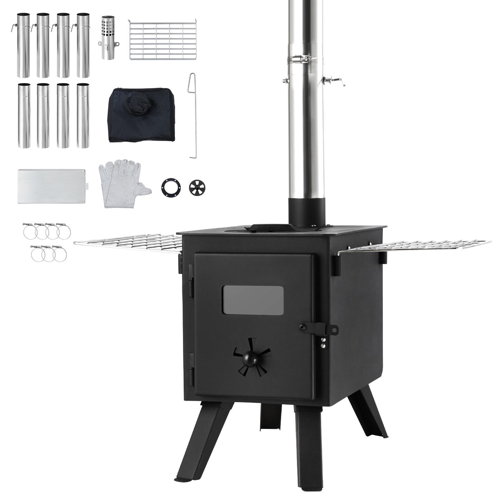 VEVOR Wood Push and turn Steel Outdoor burner
