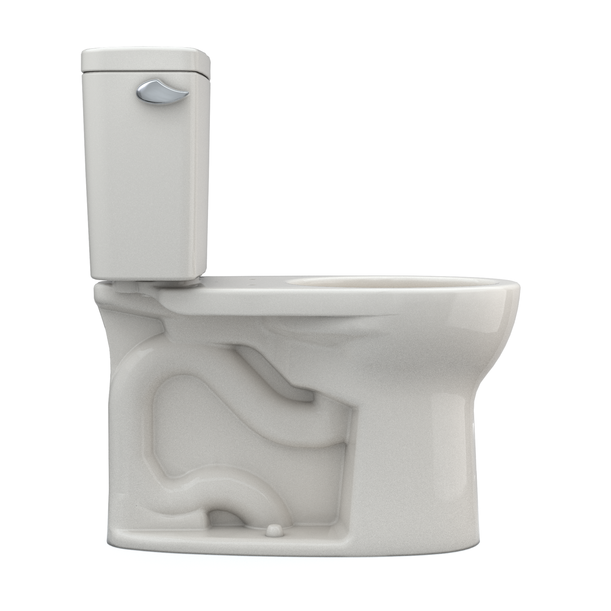 Drake® 1.6 GPF Round Two-Piece Toilet with Tornado Flush (Seat Not Included)