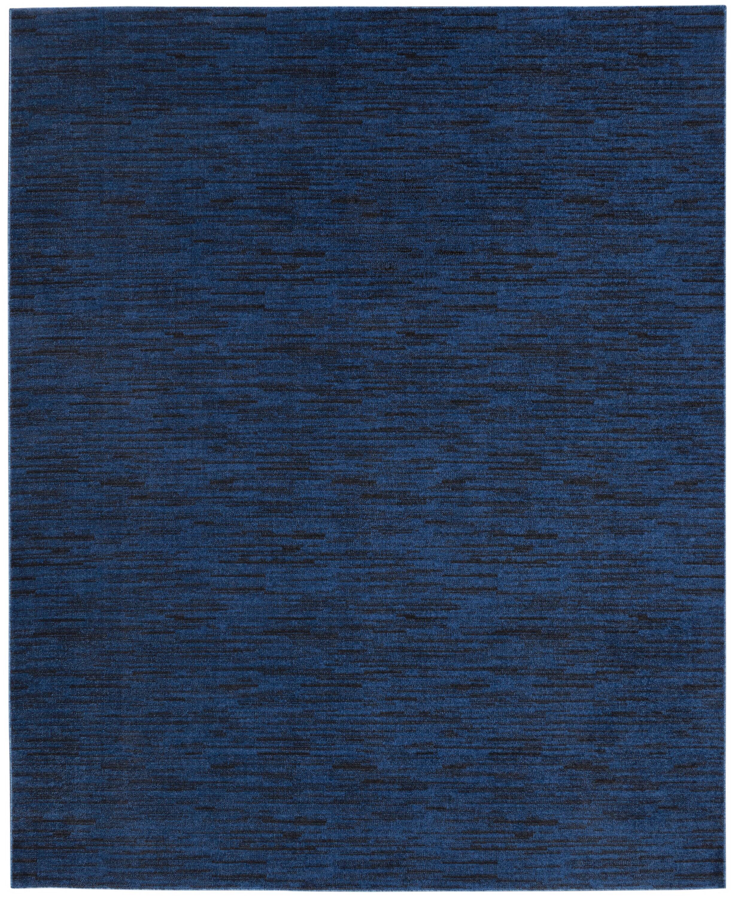 Nourison Nourison Essentials NRE01 Indoor/outdoor Area Rug - Midnight Blue 9' x 12'