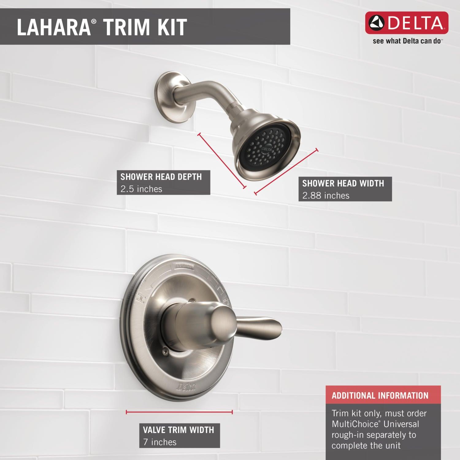 Lahara 14 Series Single-Function Shower Faucet Set, Shower Valve Trim Kit