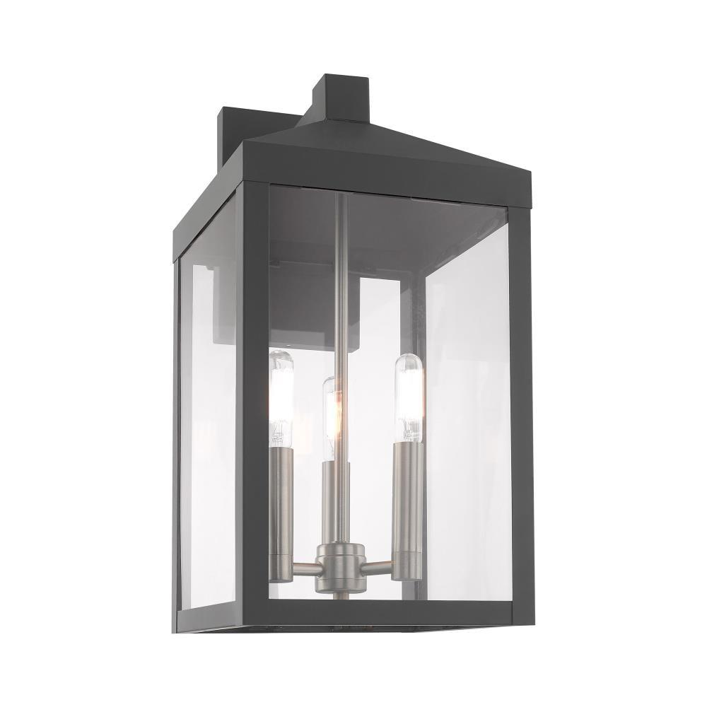 Livex Lighting Nyack 3 - Light Wall Light in  Scandinavian Gray