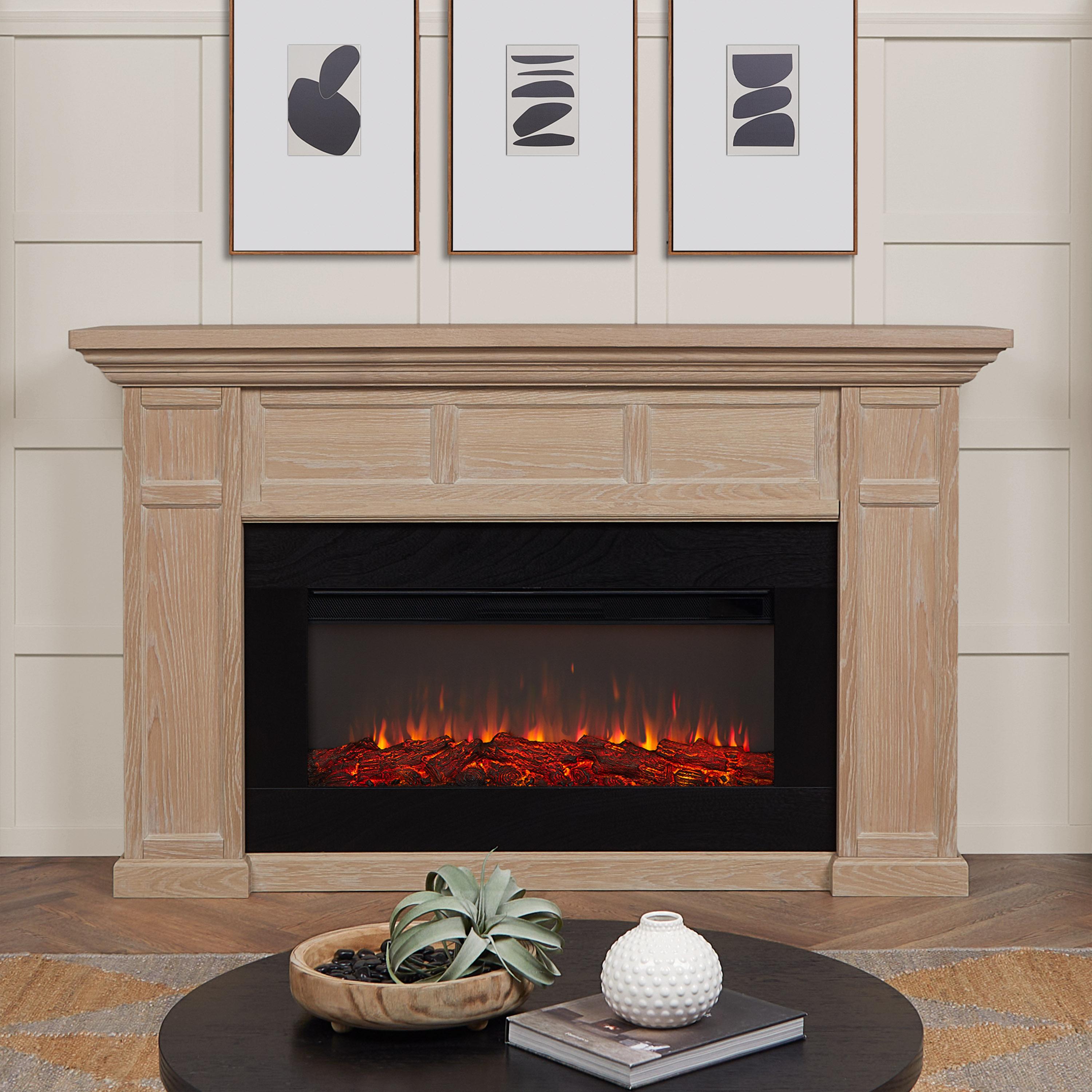 Alcott 75" Landscape Electric Fireplace by Real Flame