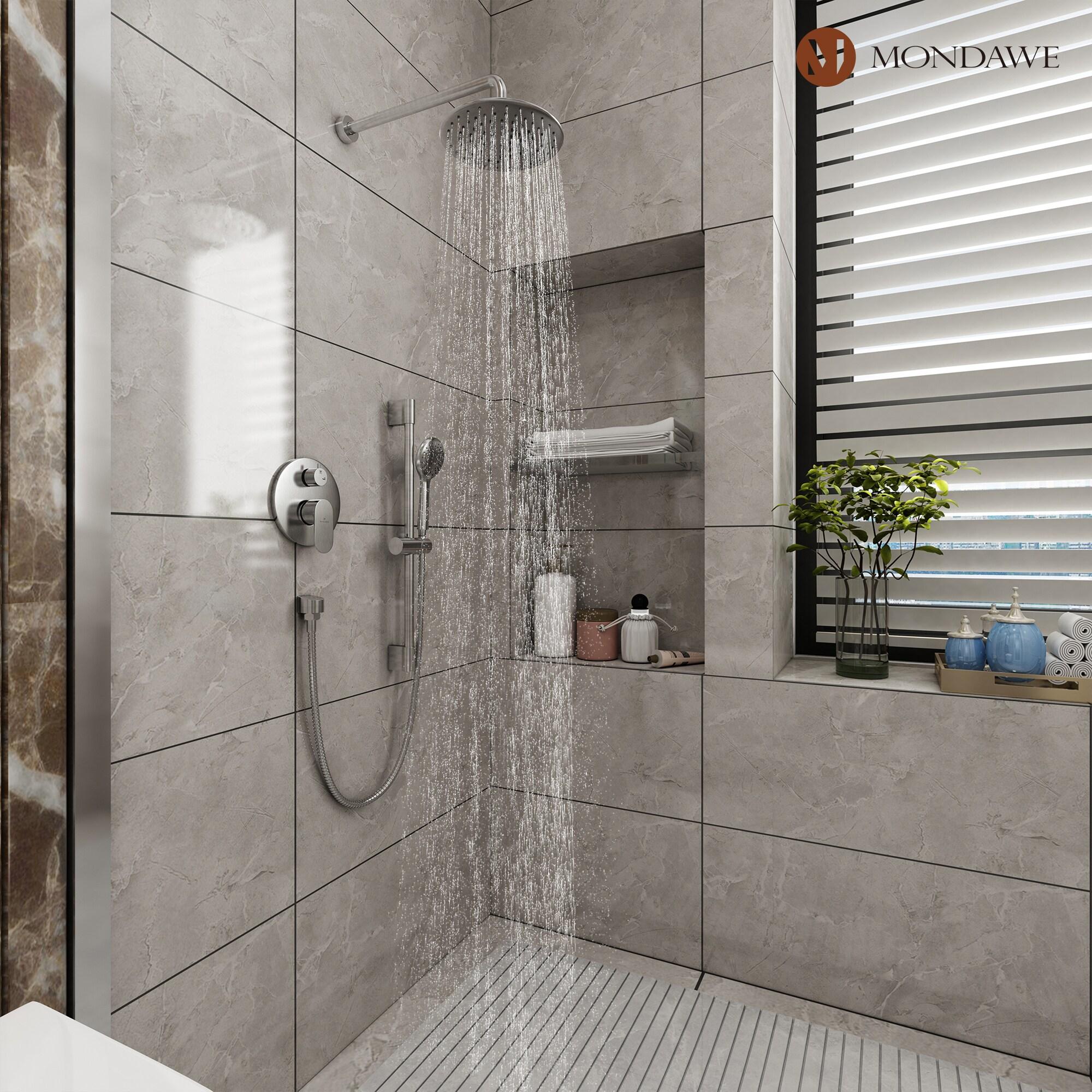 Calliope Wall Mounted 2-Function Retro Pressure-Balanced Shower System with 3 Setting Handheld