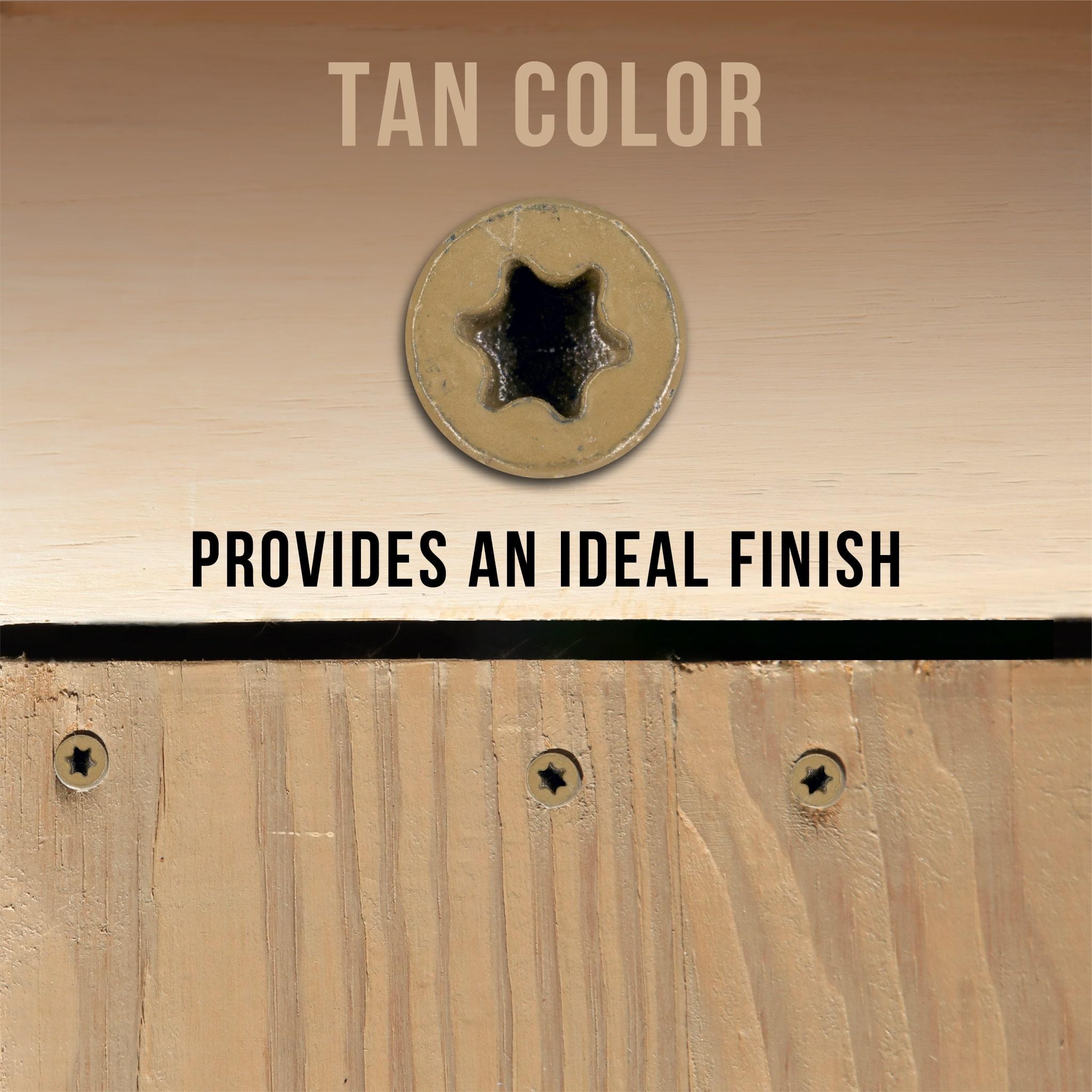 GRK #9 x 2-1/2-in Wood To Wood Deck Screws (400-Per Box)