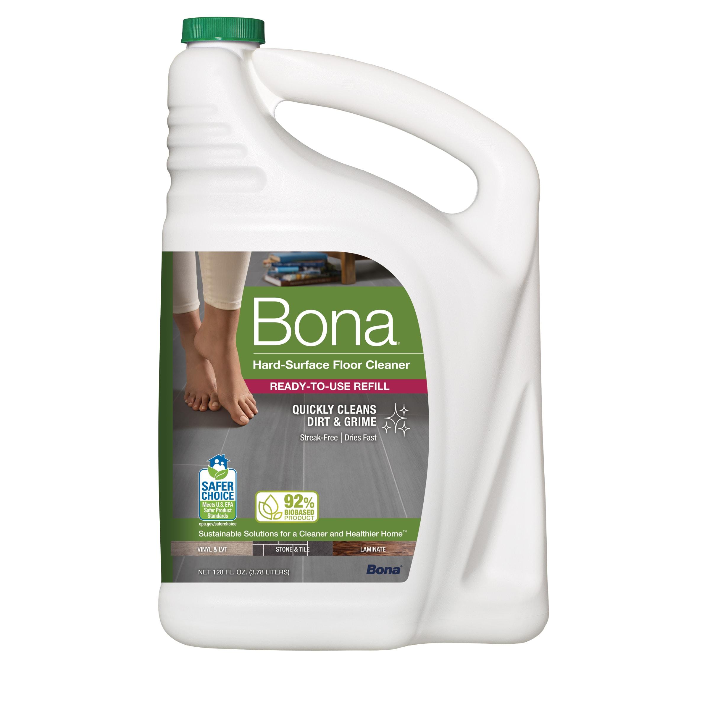 Bona Cleaning Products Multi-Surface Cleaner Spray + Mop All Purpose Floor Cleaner - Unscented - 128 fl oz