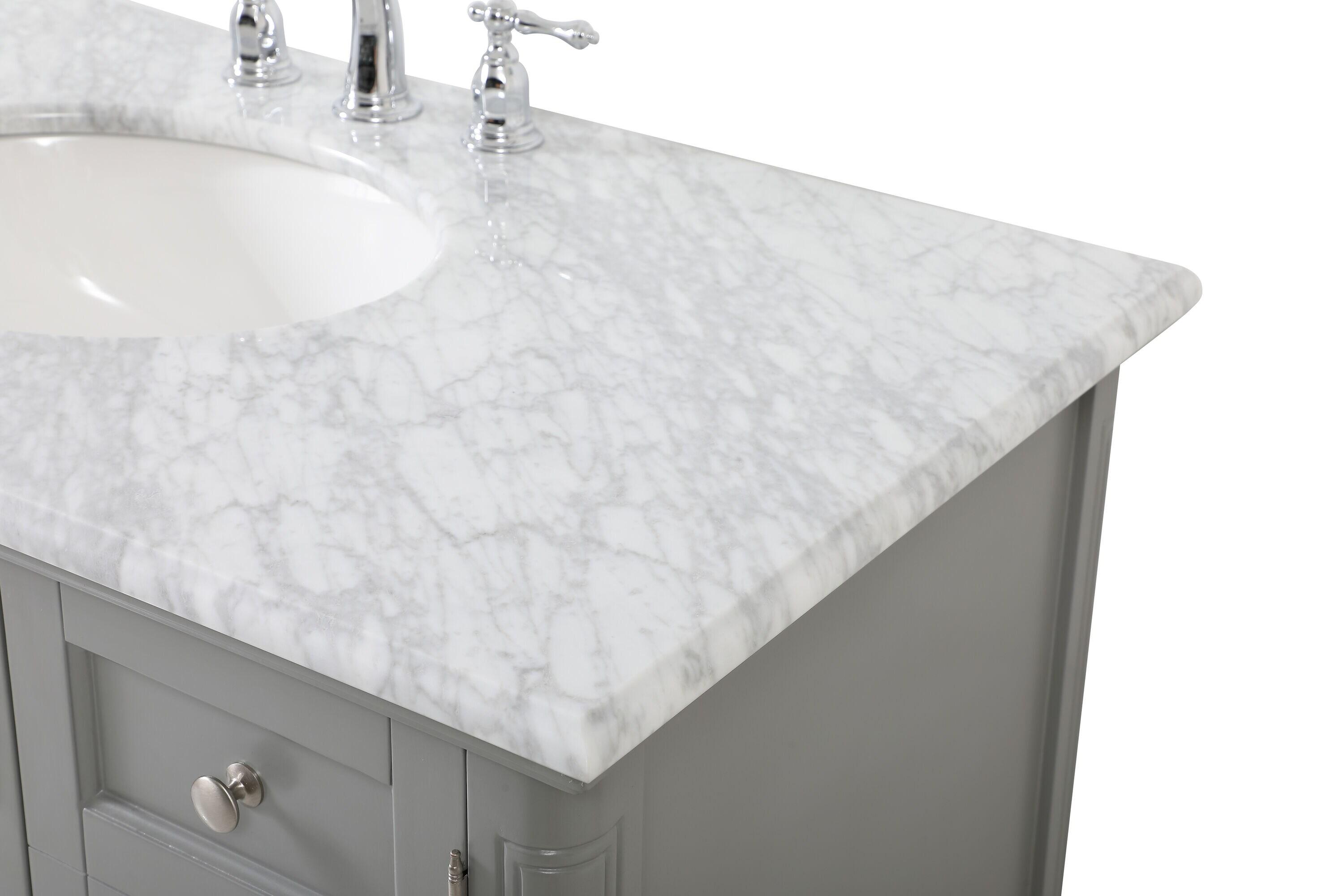 Elegant Kitchen and Bath Elegant Kitchen and Bath 42 Inch Single Bathroom Vanity