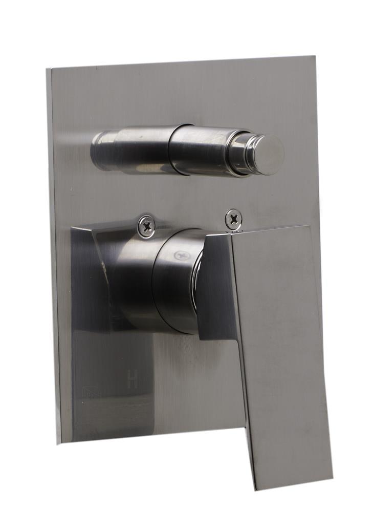 Shower Valve Mixer with Square Lever Handle and Diverter