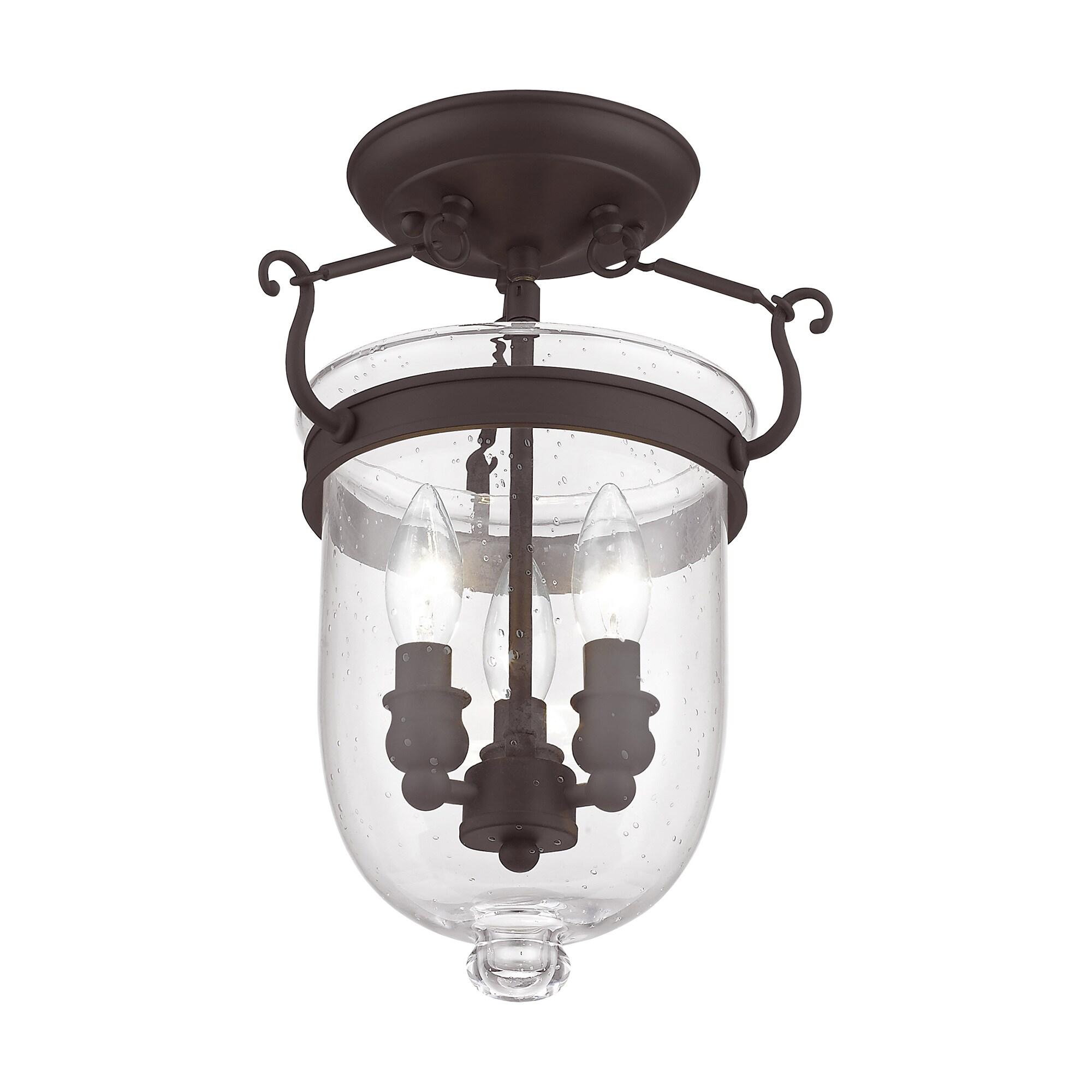 Breakwater Bay Phippsburg Glass Semi Flush Mount