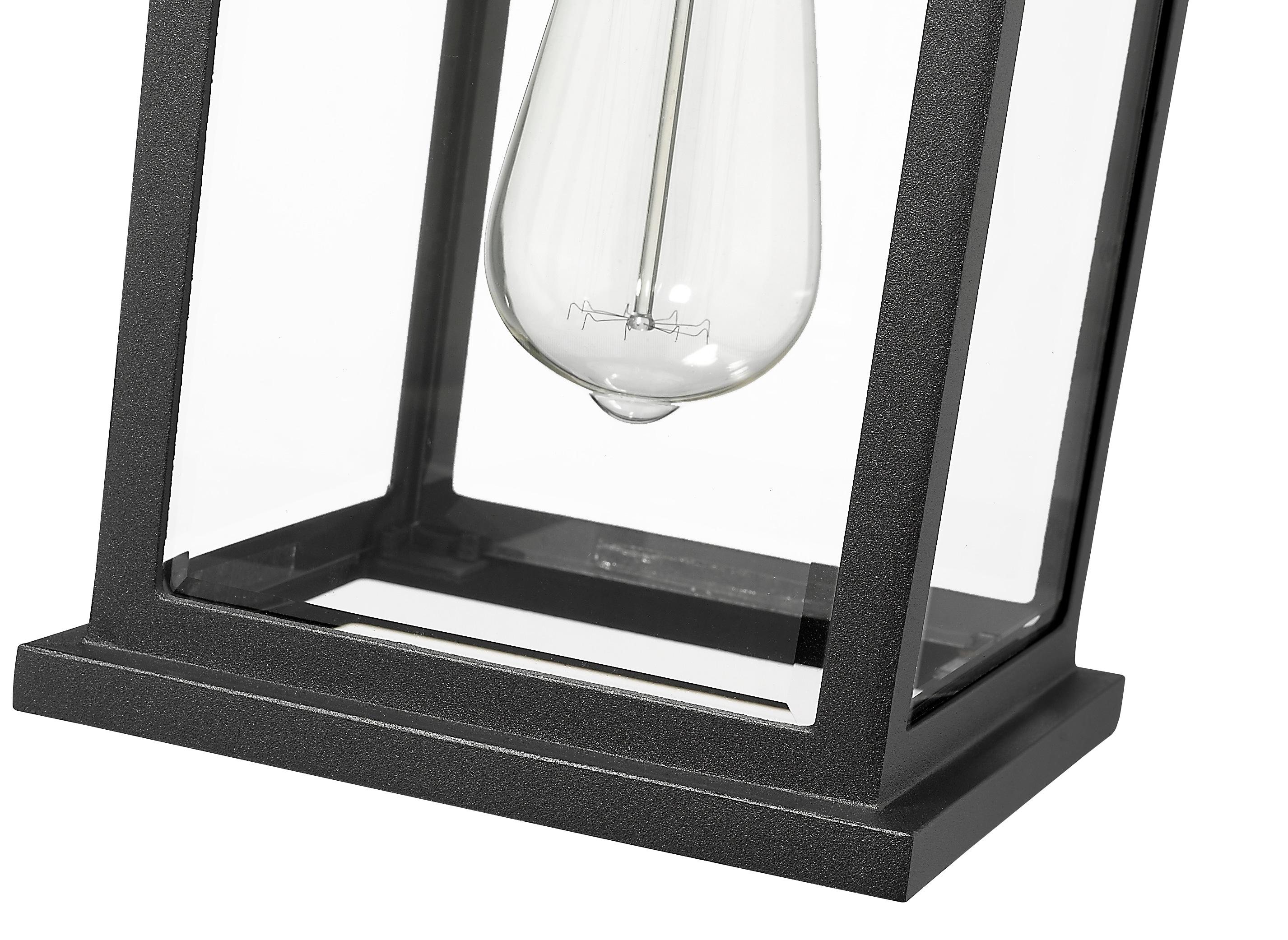 Z-Lite 531M-BK 1 Outdoor Wall Light, Black