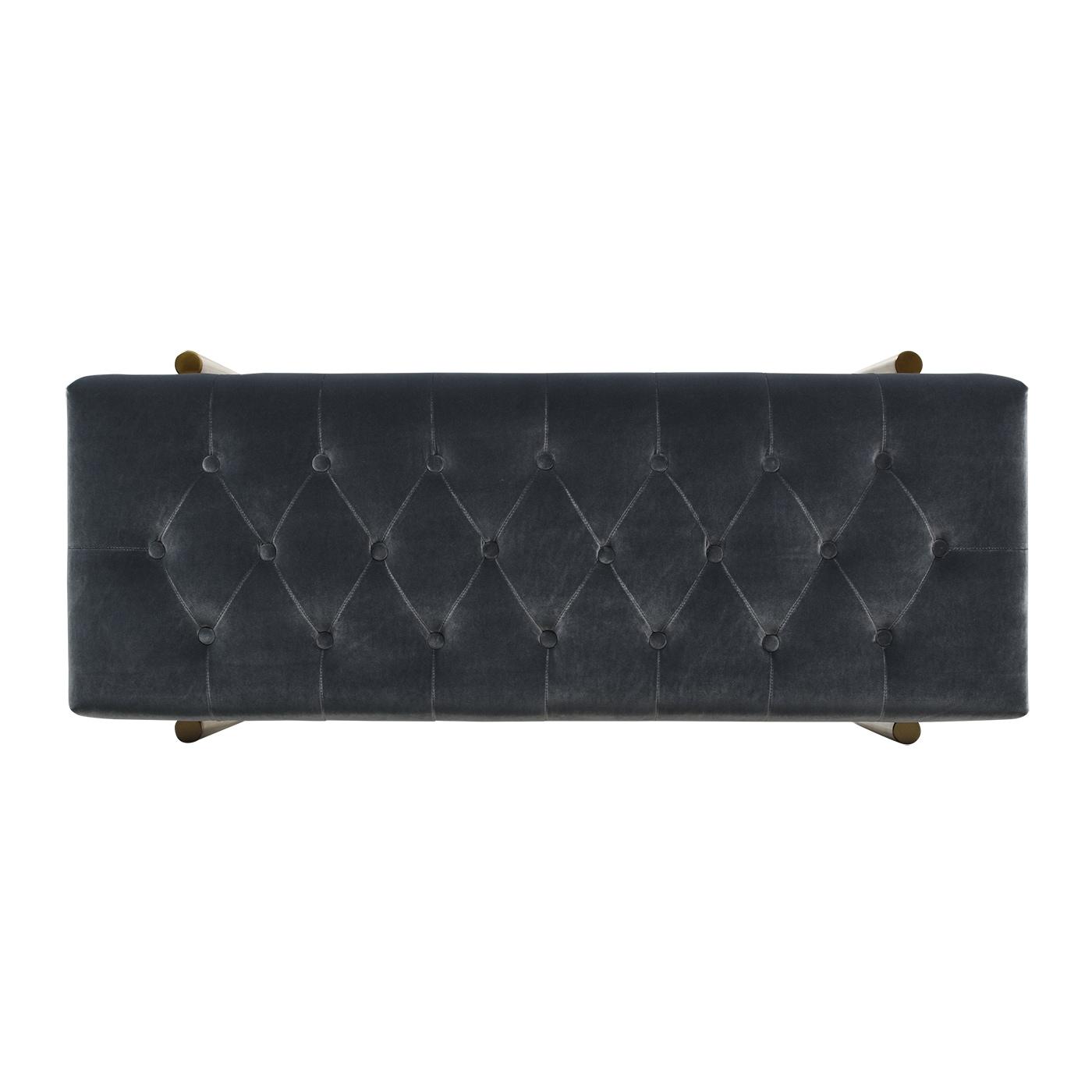 Velvet Upholstered Bench