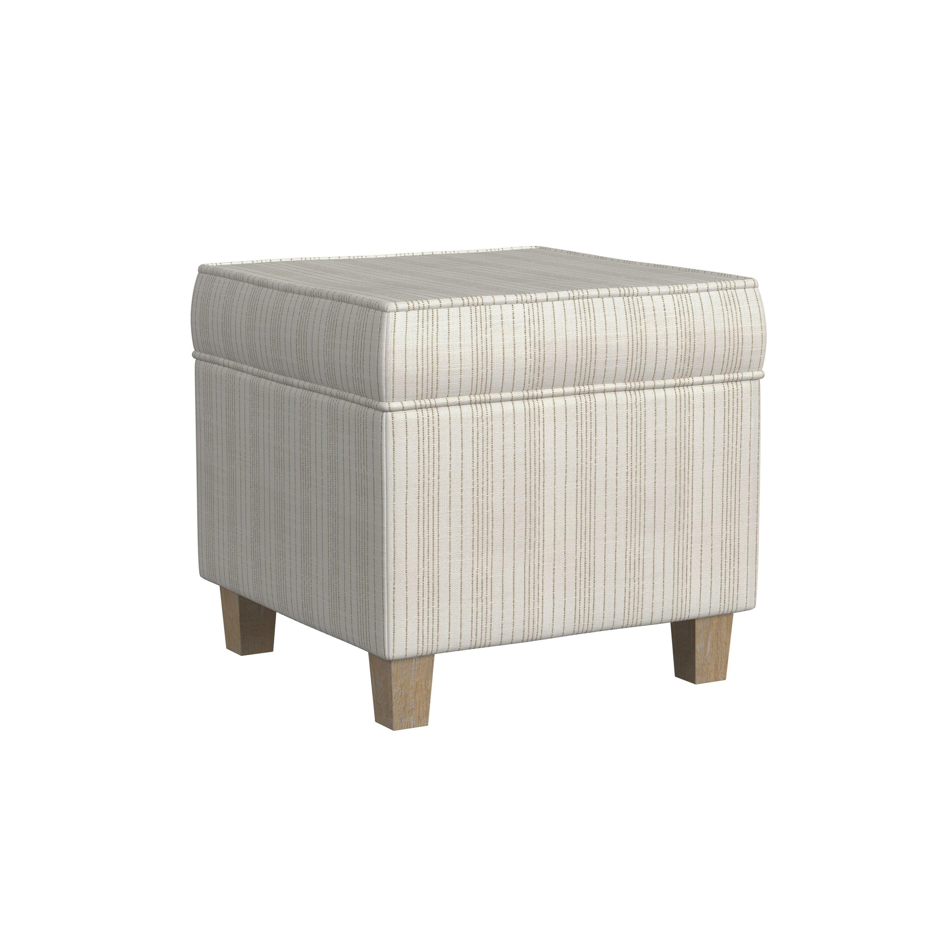 Sand & Stable™ Asha 17.5" Square Storage Ottoman