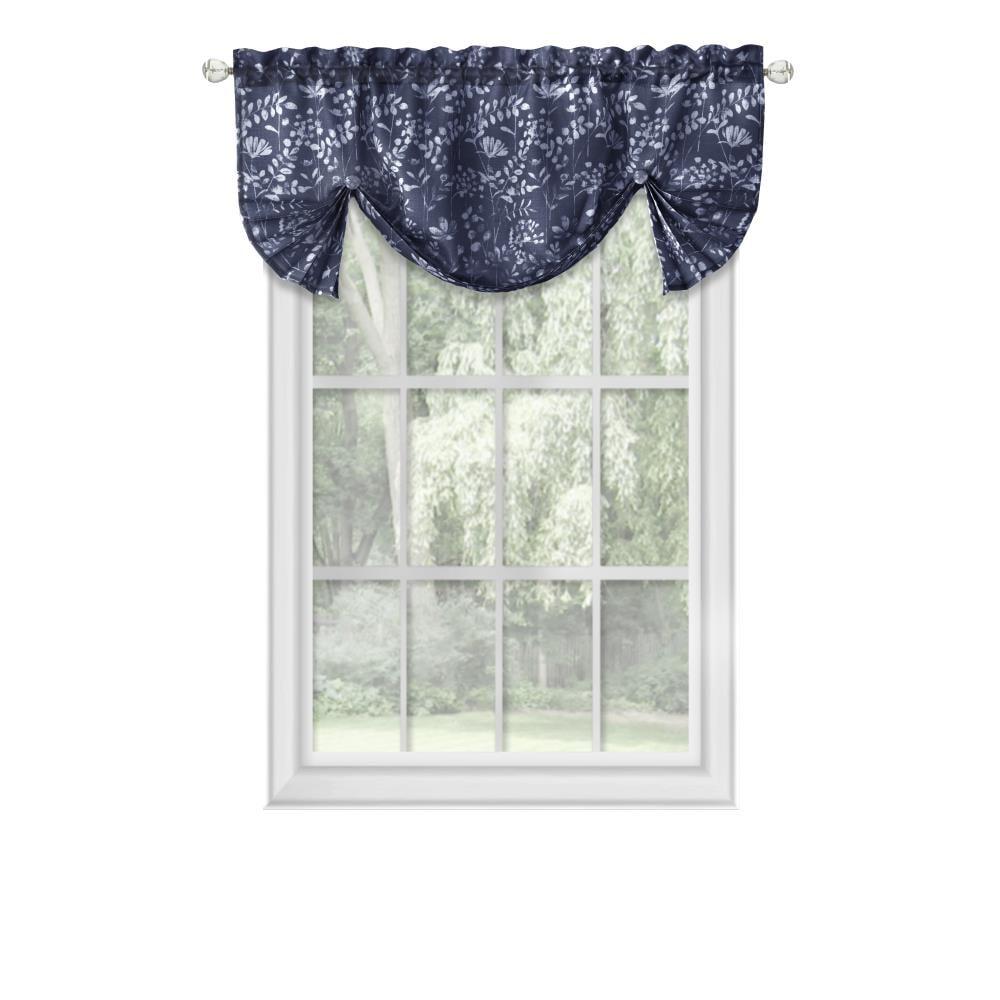Ergode Charlotte Window Curtain Valance - 52x17 - Navy