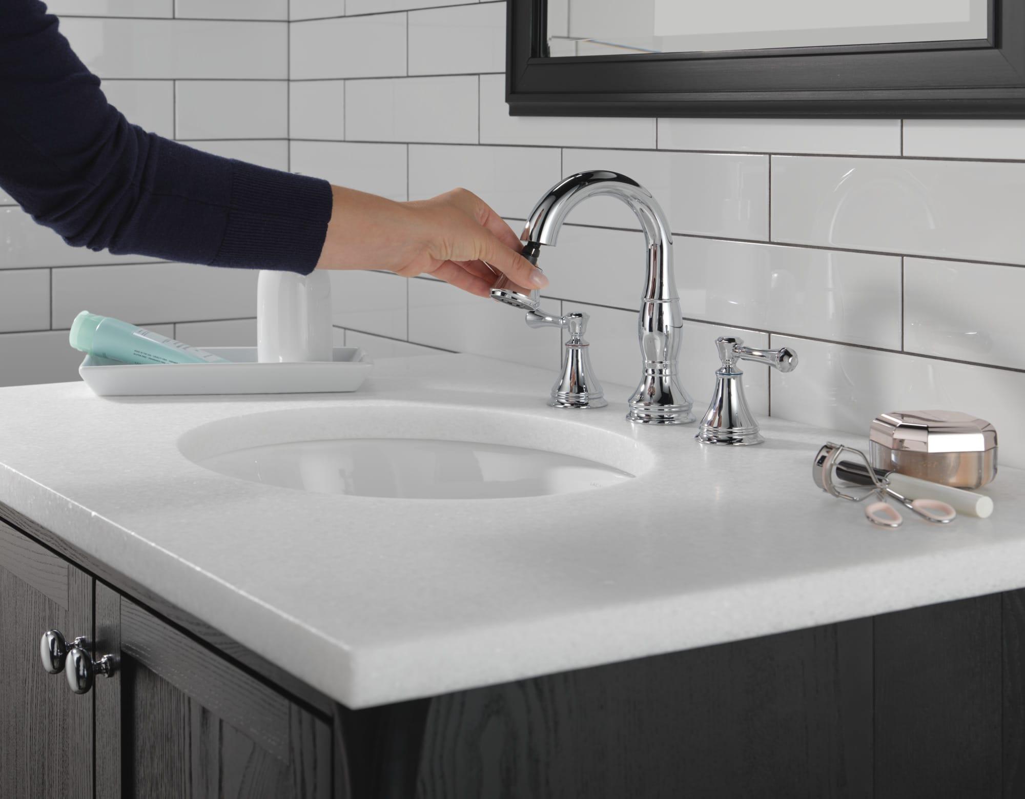 Cassidy Widespread Bathroom Faucet 3 Hole, 2-handle Bathroom Sink Faucet with Drain Assembly