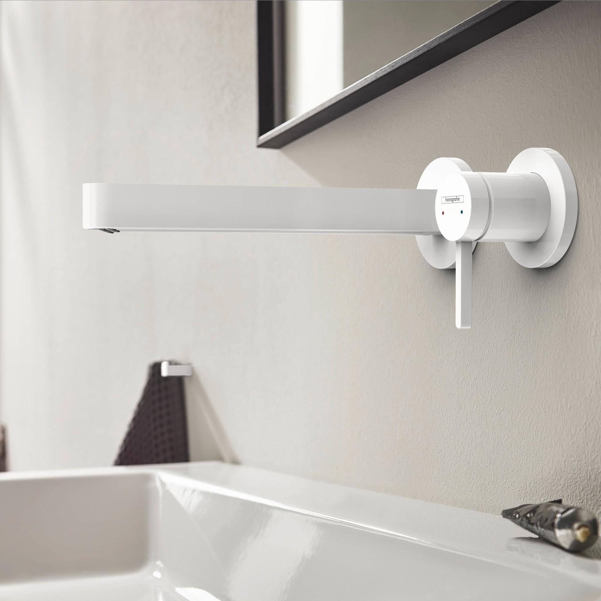hansgrohe Finoris Wall-Mounted Single-Handle Faucet Trim, 1.2 GPM