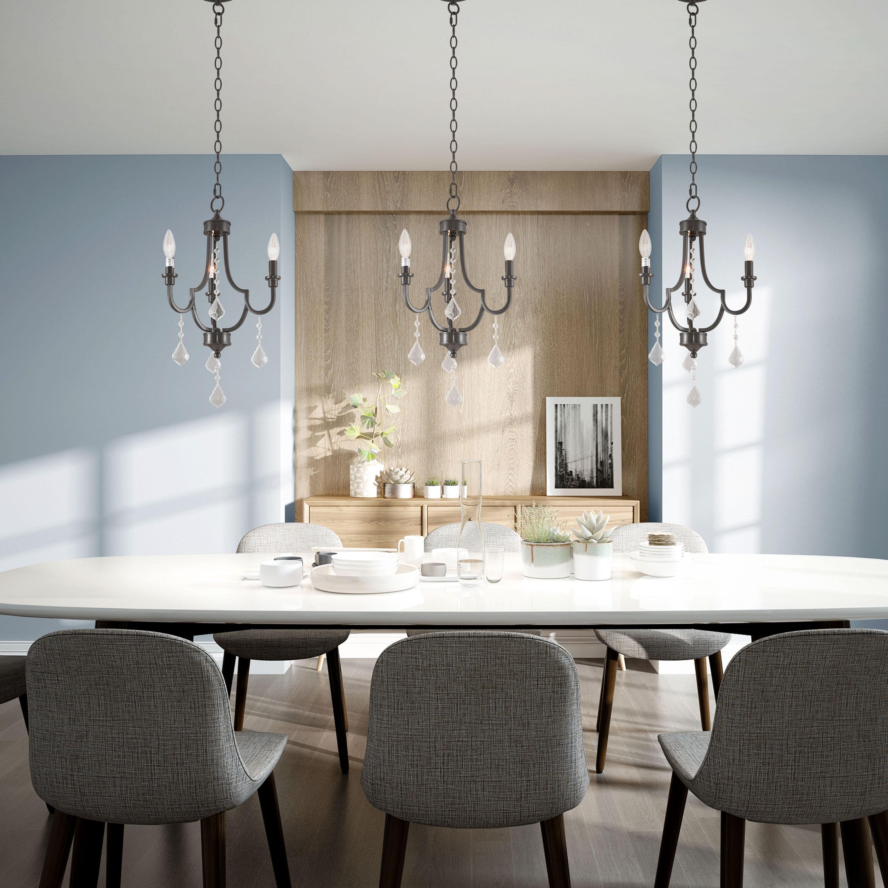Livex Lighting Glendale 3 - Light Chandelier in  English Bronze