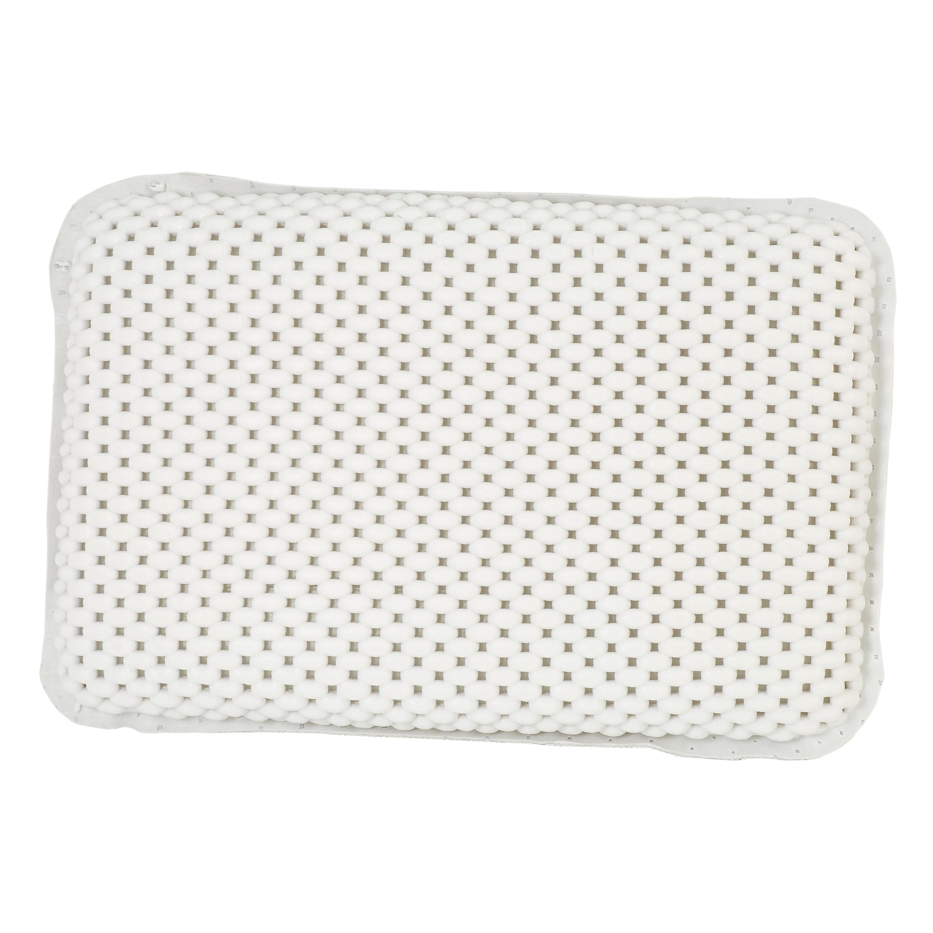 Bath Bliss Spa Foam Bath Pillow, White