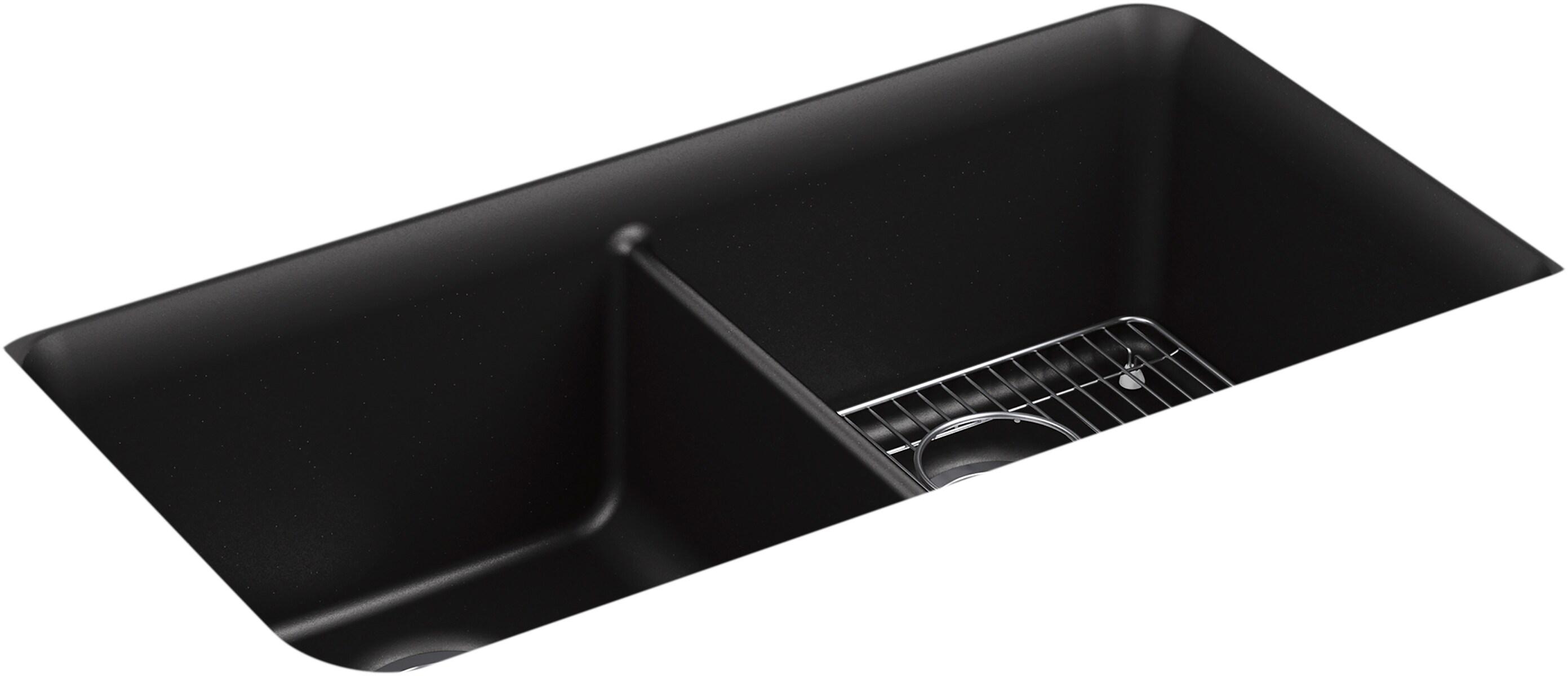 Cairn® 34" L x 18" W Under-Mount Double-Equal Kitchen Sink